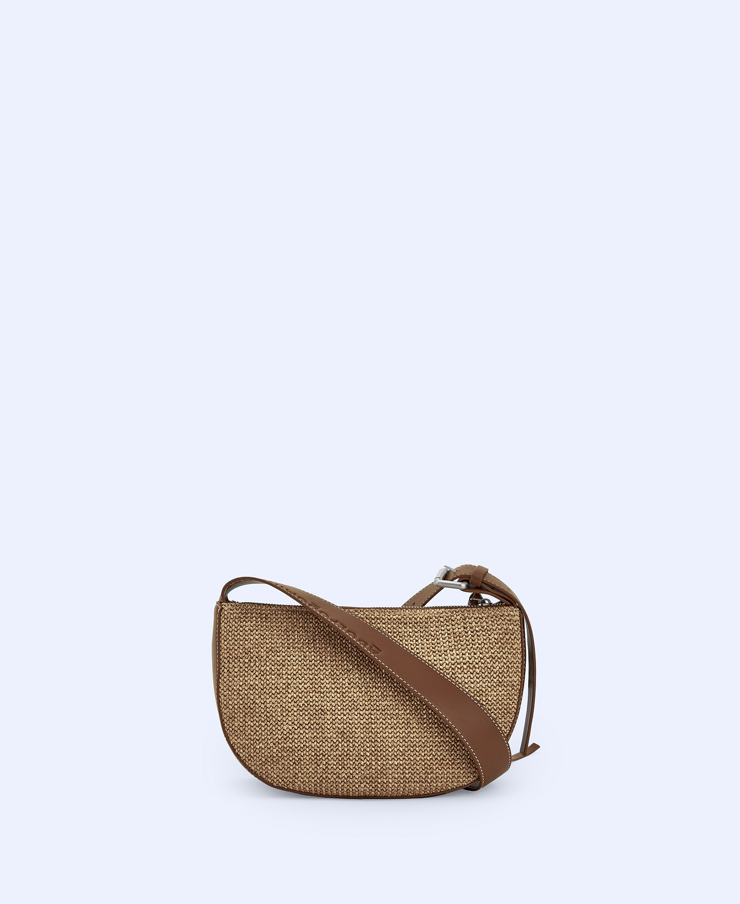 Braided fabric small shoulder bag image number 1
