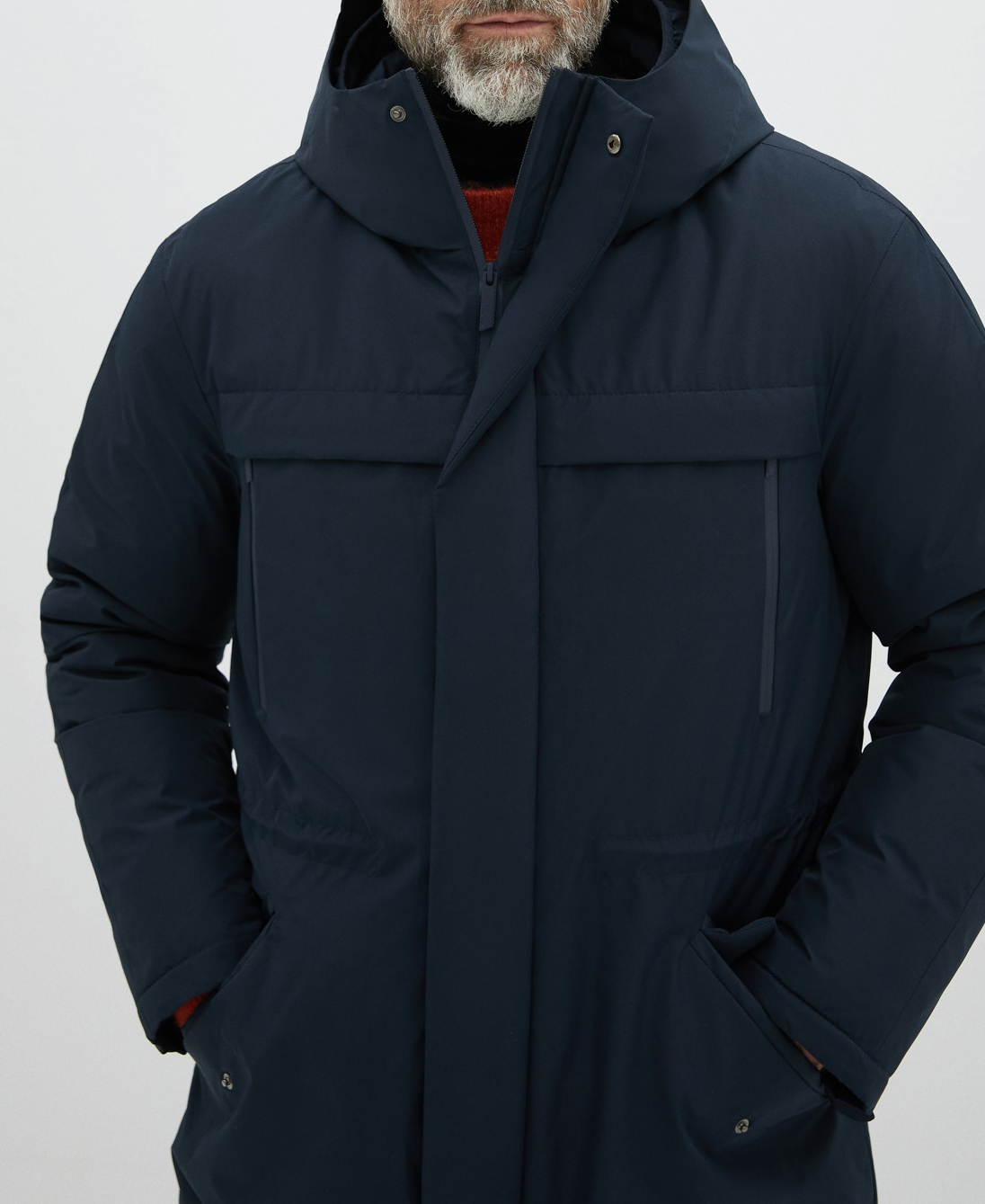 Padded coat with hood image number 3