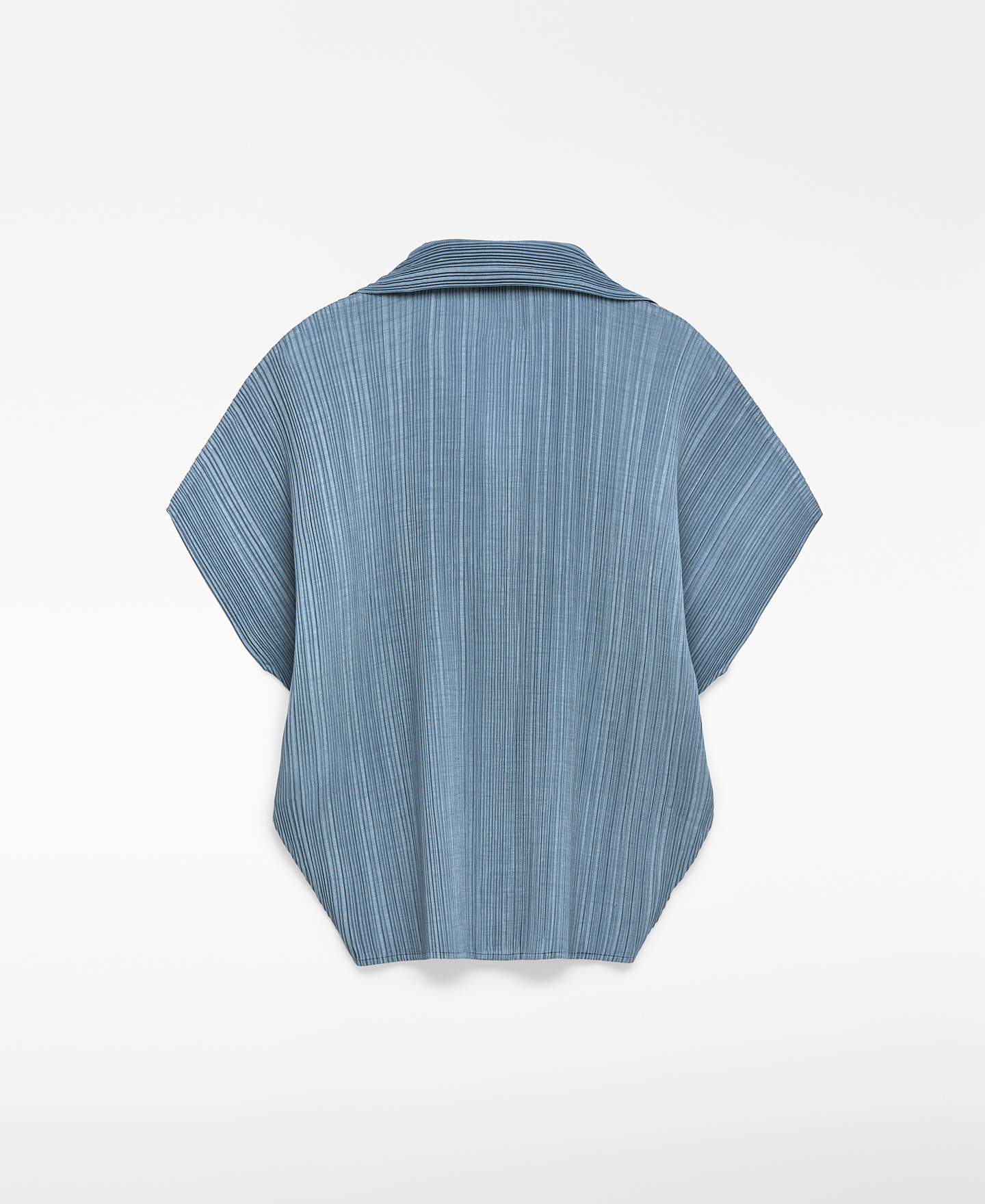 Camisa crinkle manga corta mujer image number 5