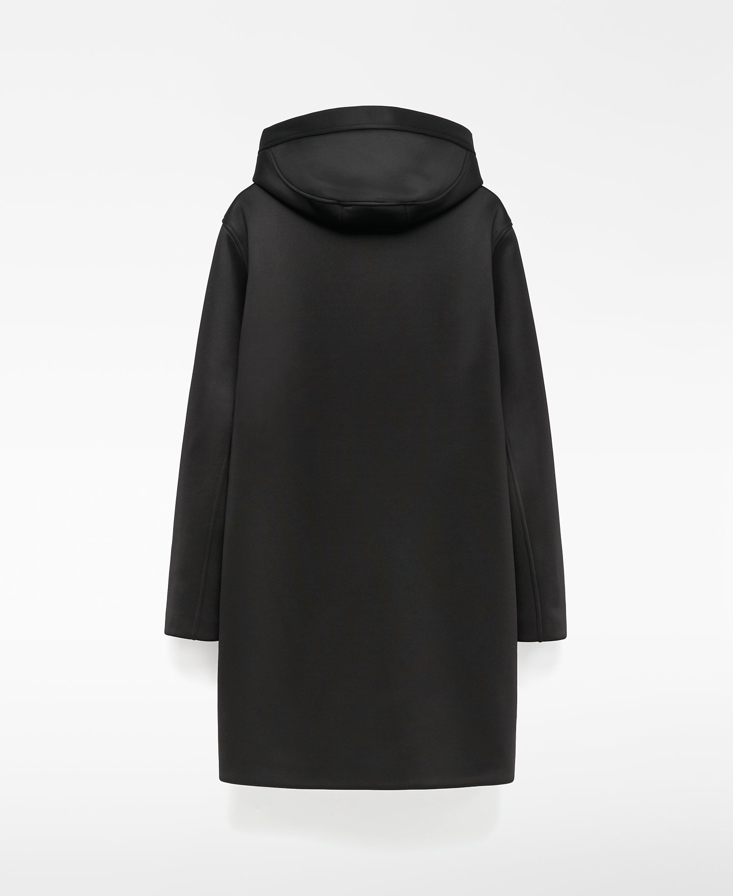 Long neoprene coat man image number 6