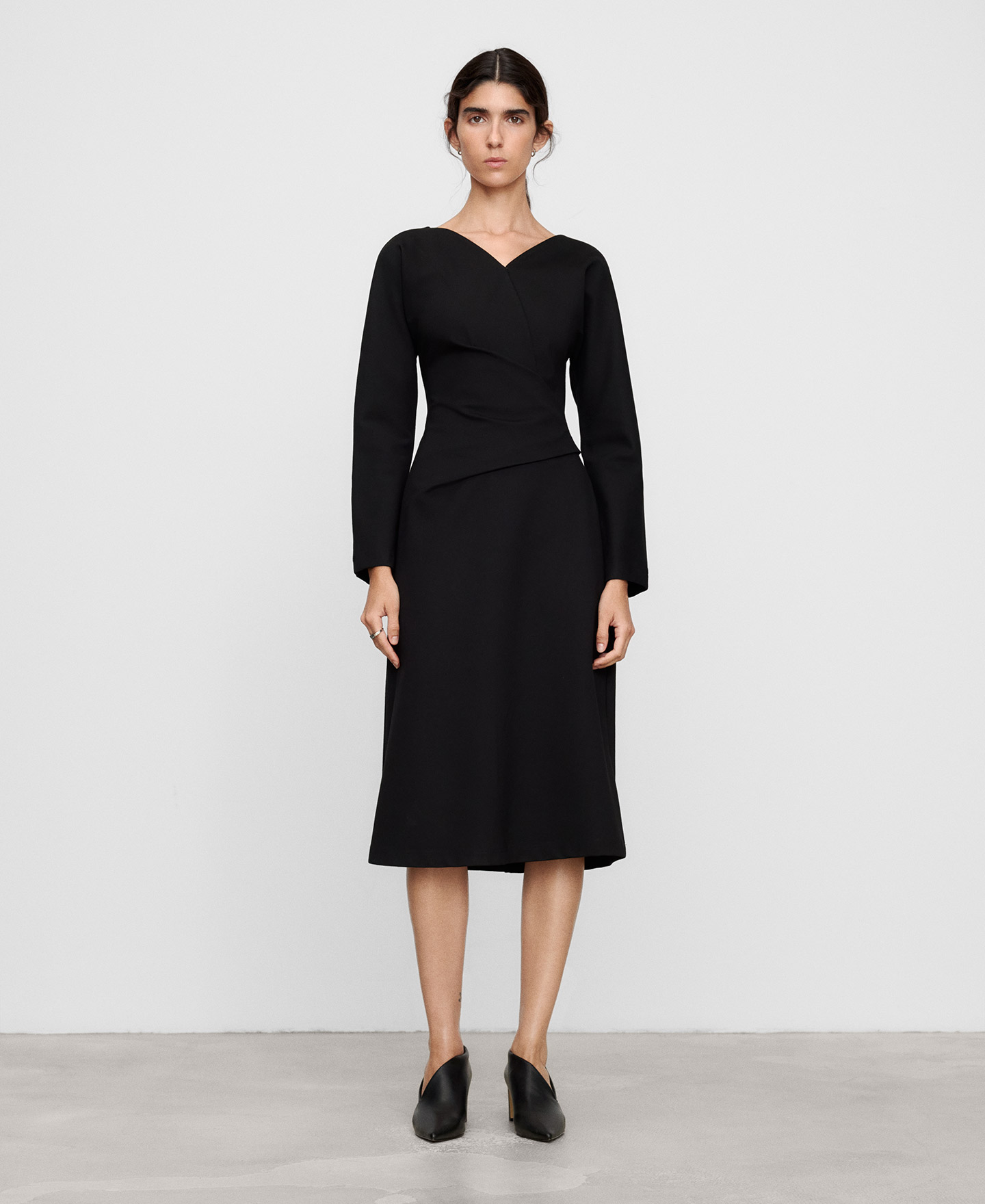 Midi wrap dress image number 1