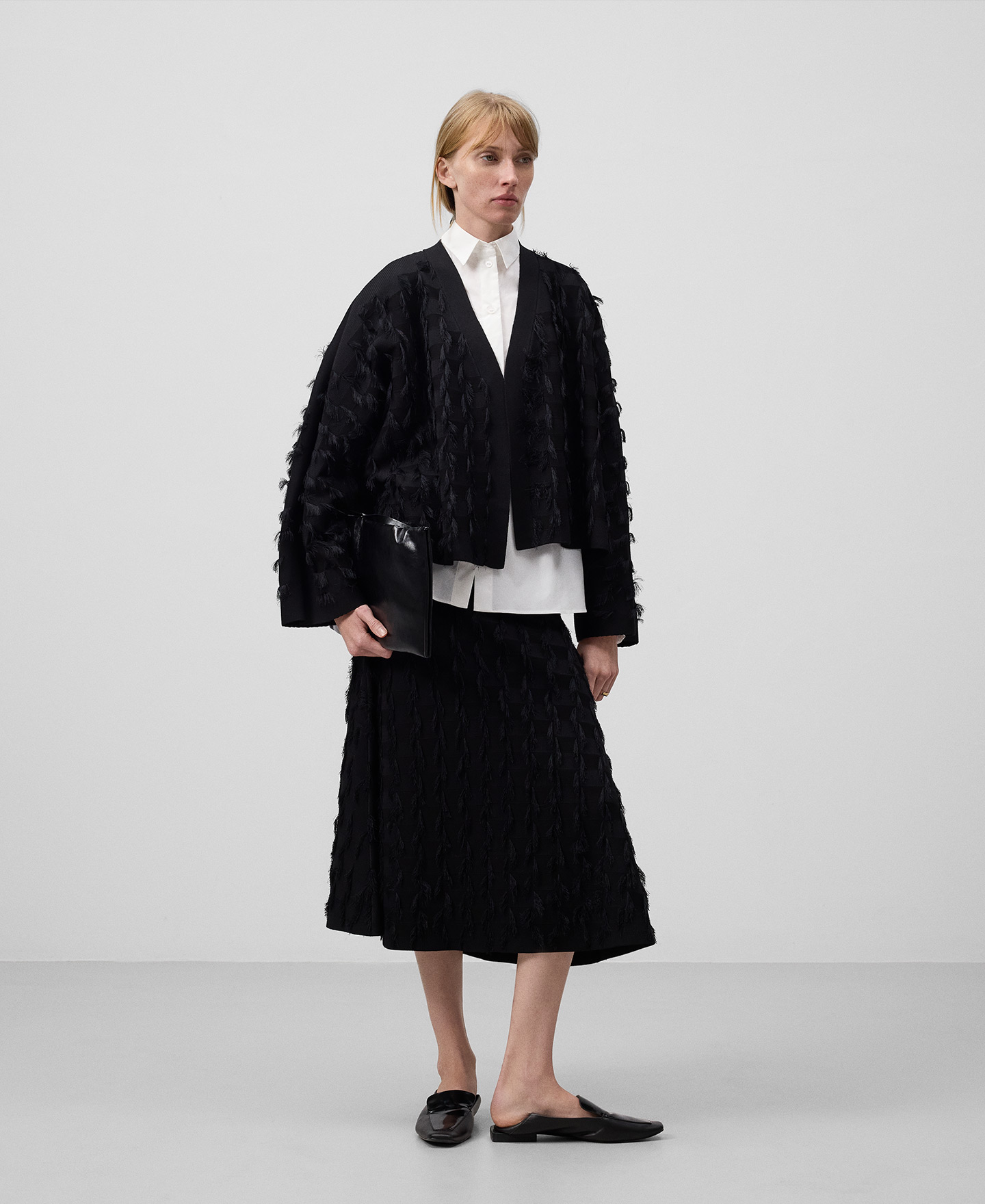 Fringe detailing kimono jacket woman image number 1