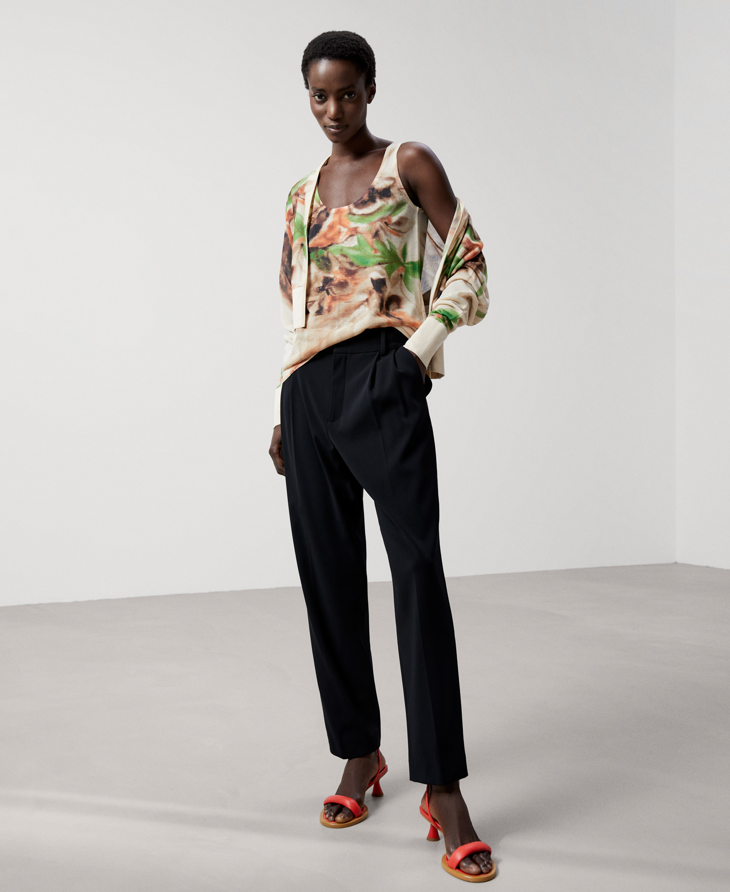 Responsible viscose printed top image number 1