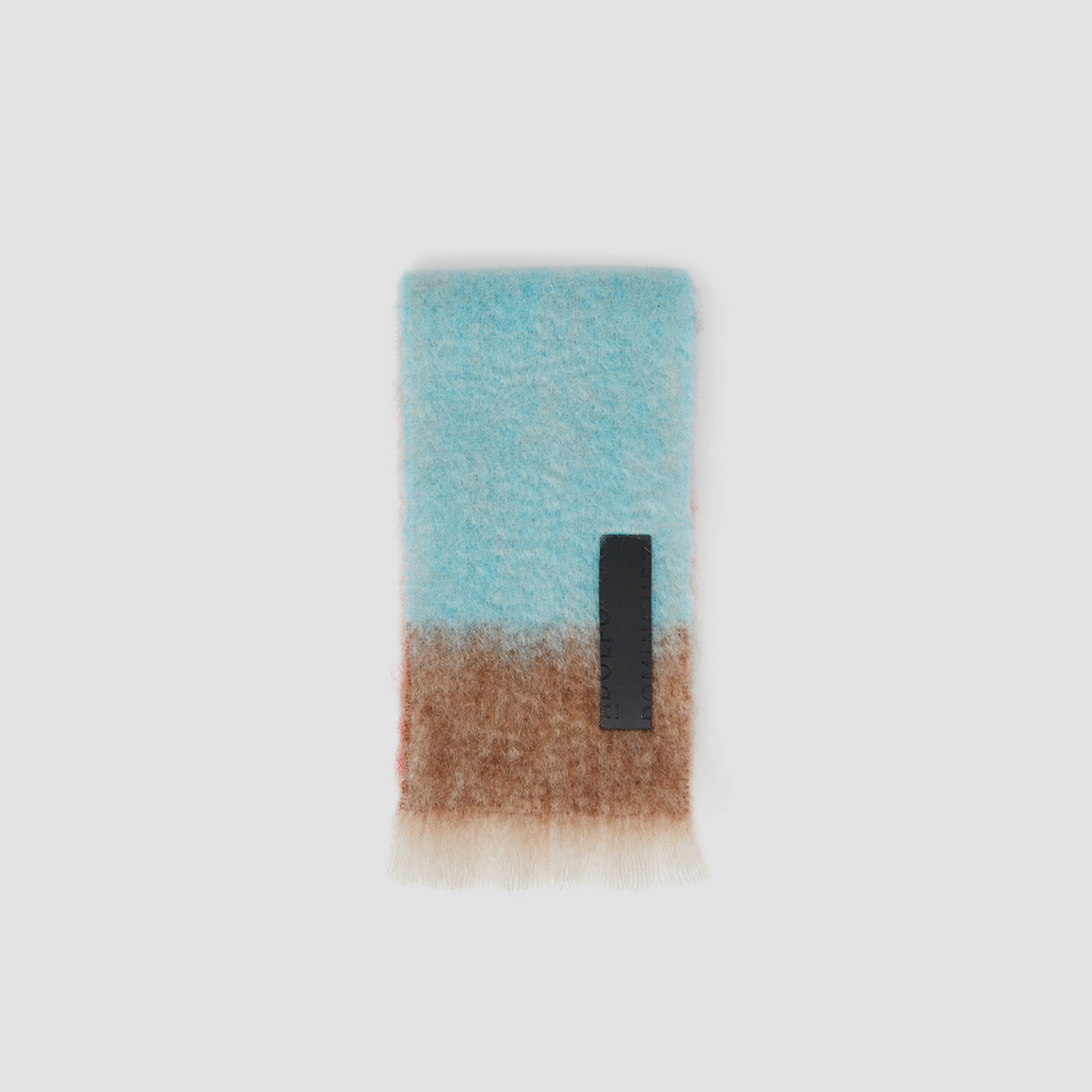 Bufanda artesana estrecha en mohair image number 1