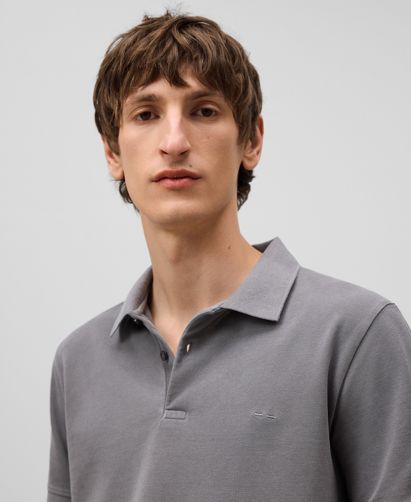 Polo regular fit piqué algodón hombre image number 3