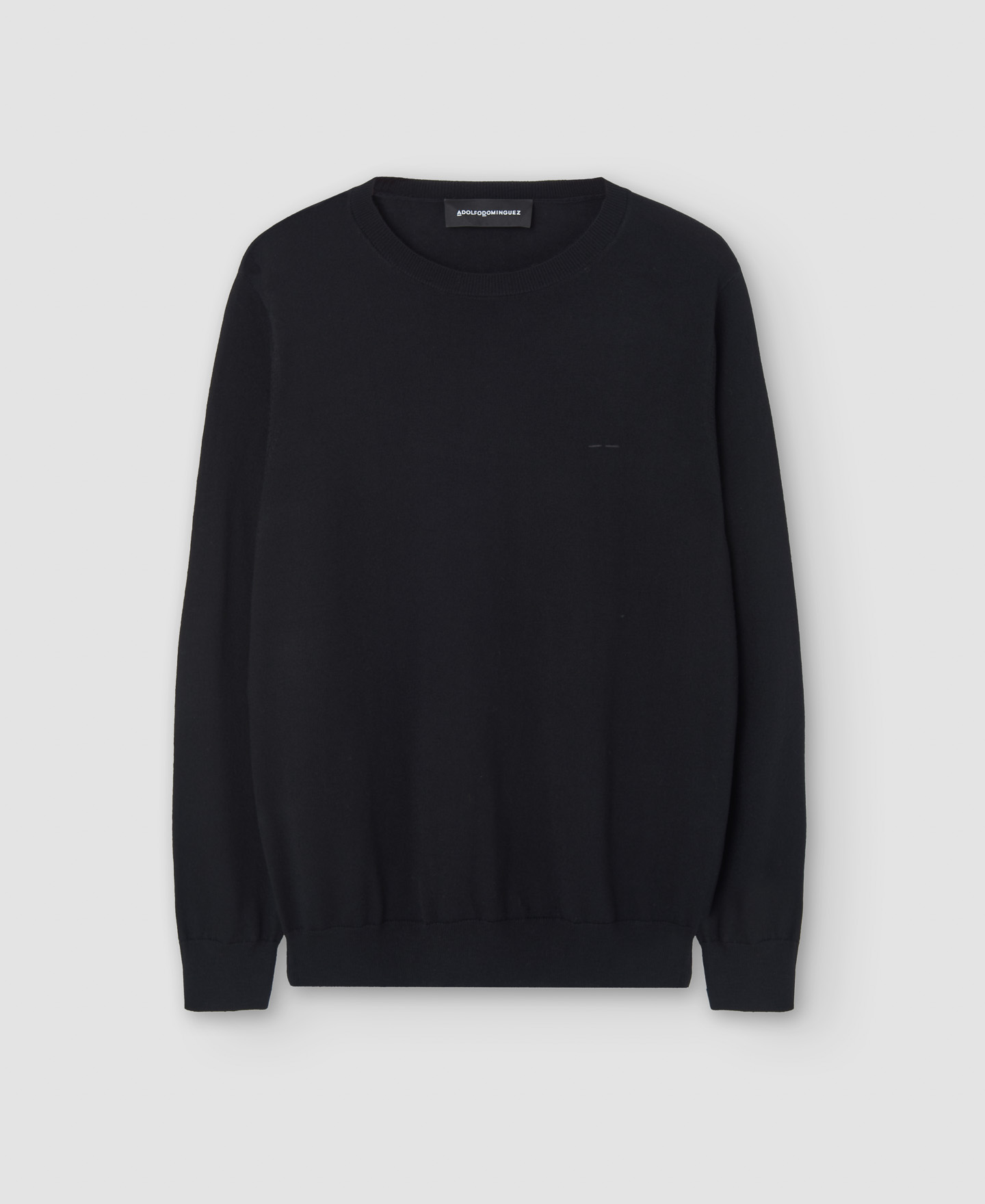 Merino wool crew neck sweater image number 4