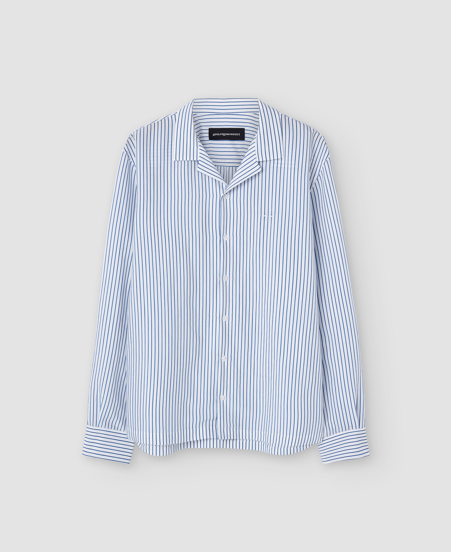 Lyocell bowling collar shirt image number 6