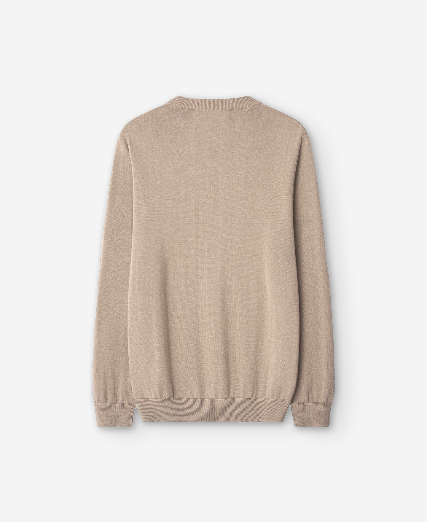Crew neck cotton sweater for men image number 5
