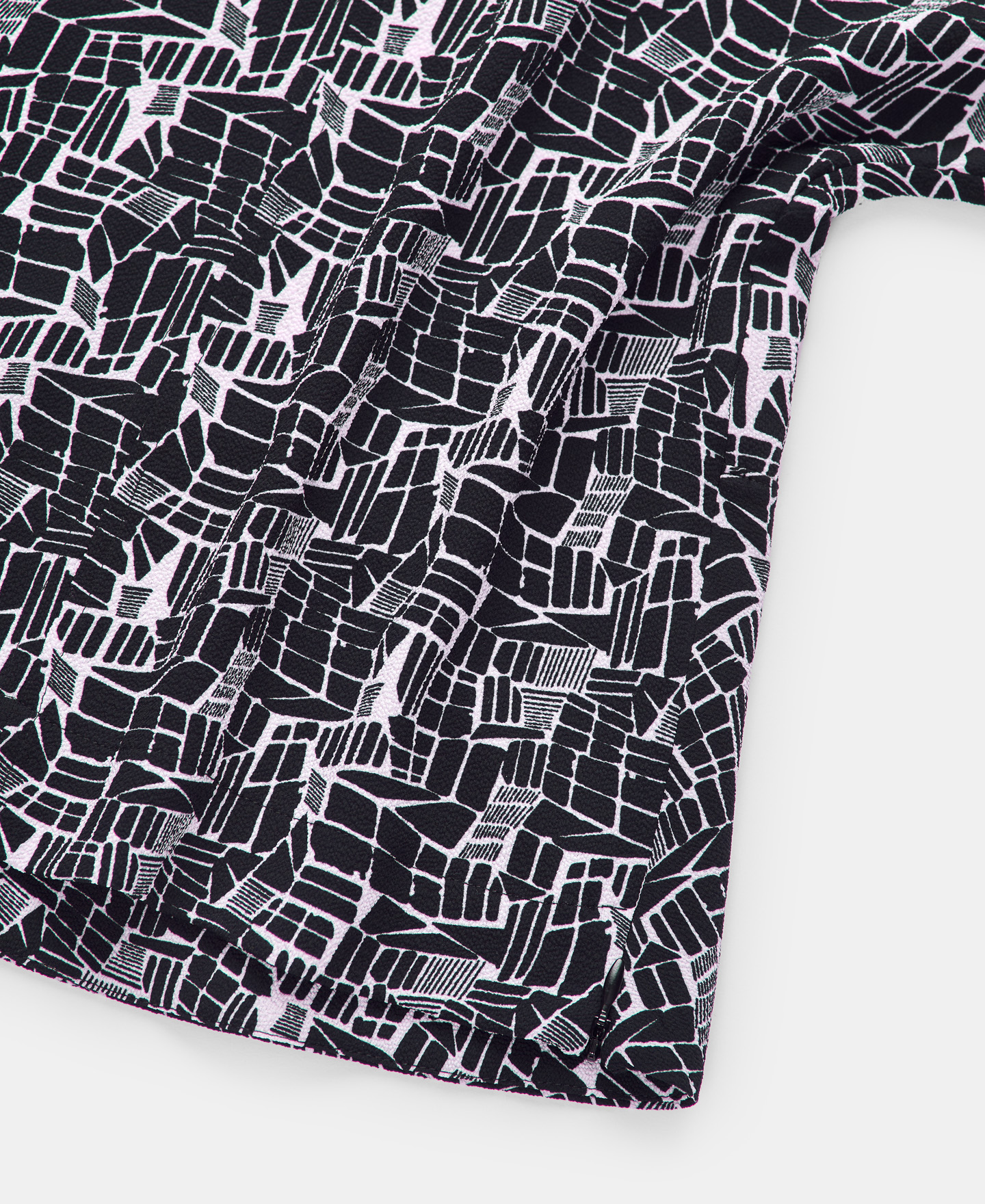 V-neck printed top image number 6