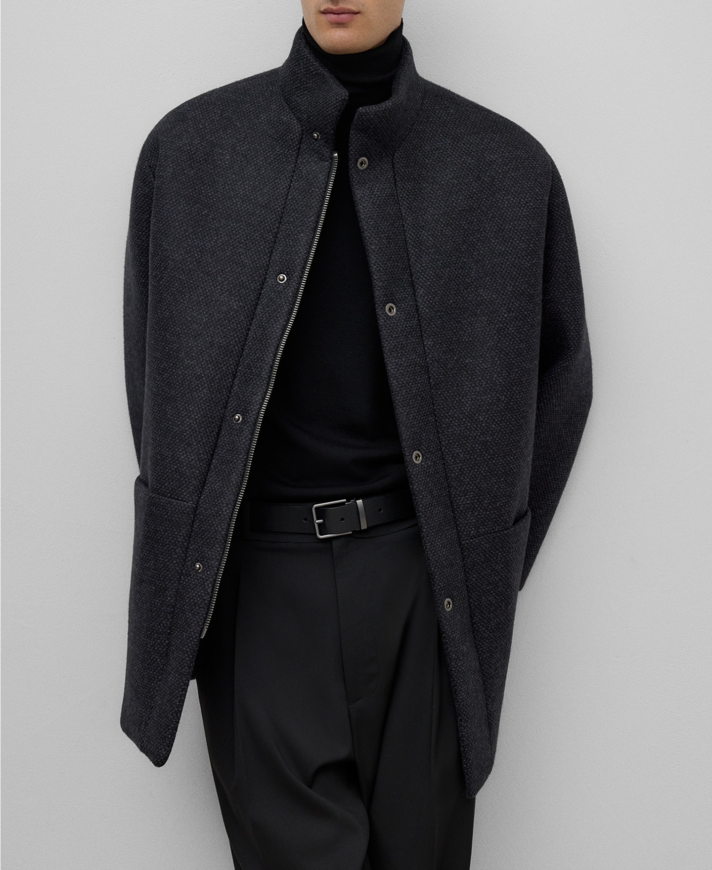 Structured coat man image number 0