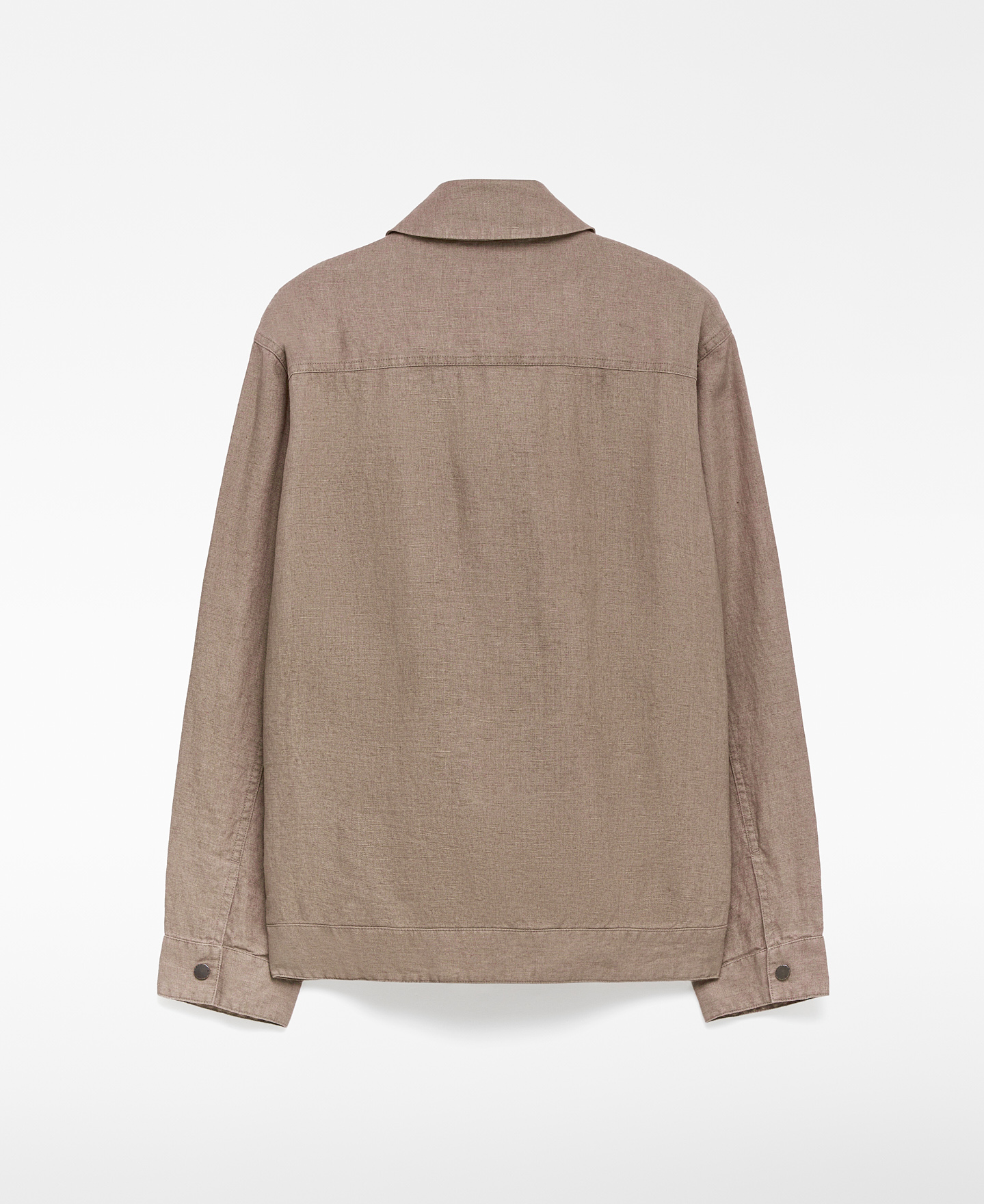 Linen flowy worker jacket image number 2
