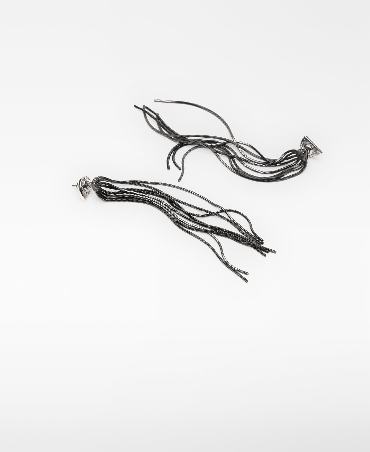 Pendientes cadenas finas mujer image number 1