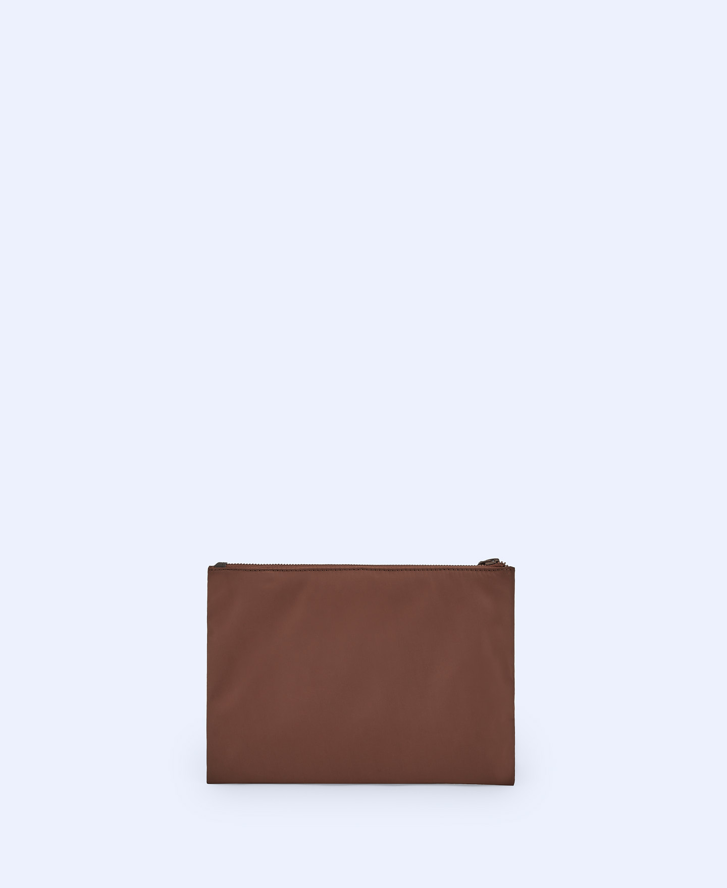 Smooth texture rectangular clutch image number 1