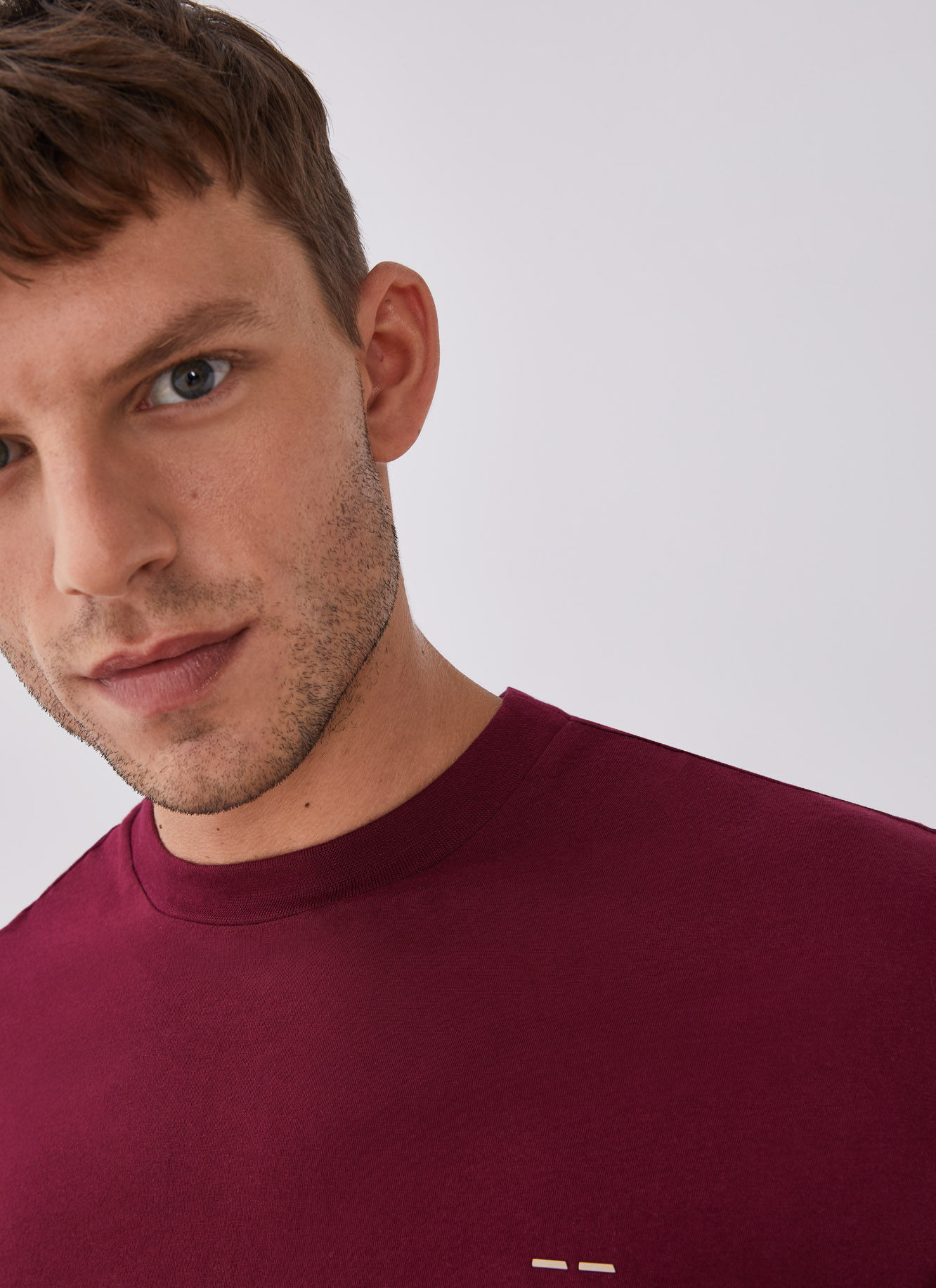 Cotton t-shirt with chest logo image number 2