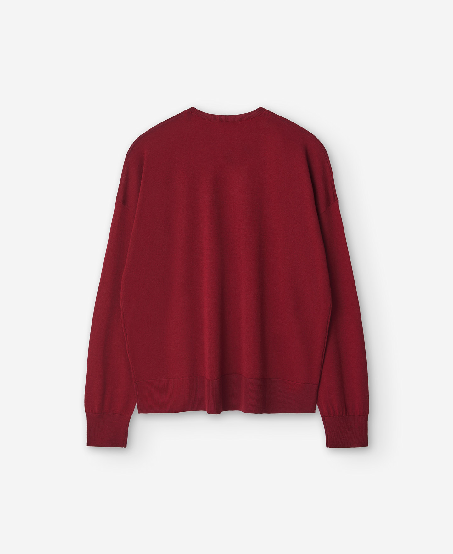 Jersey cuello caja en lana merino image number 5