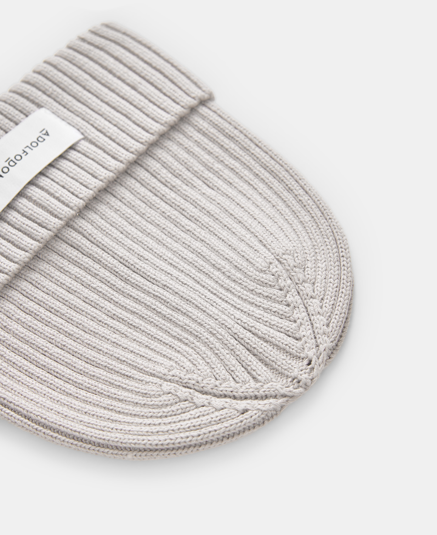 Cotton ribbed hat image number 2