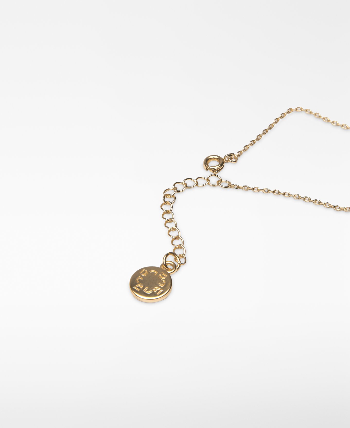 Metal piece chain bracelet woman image number 2