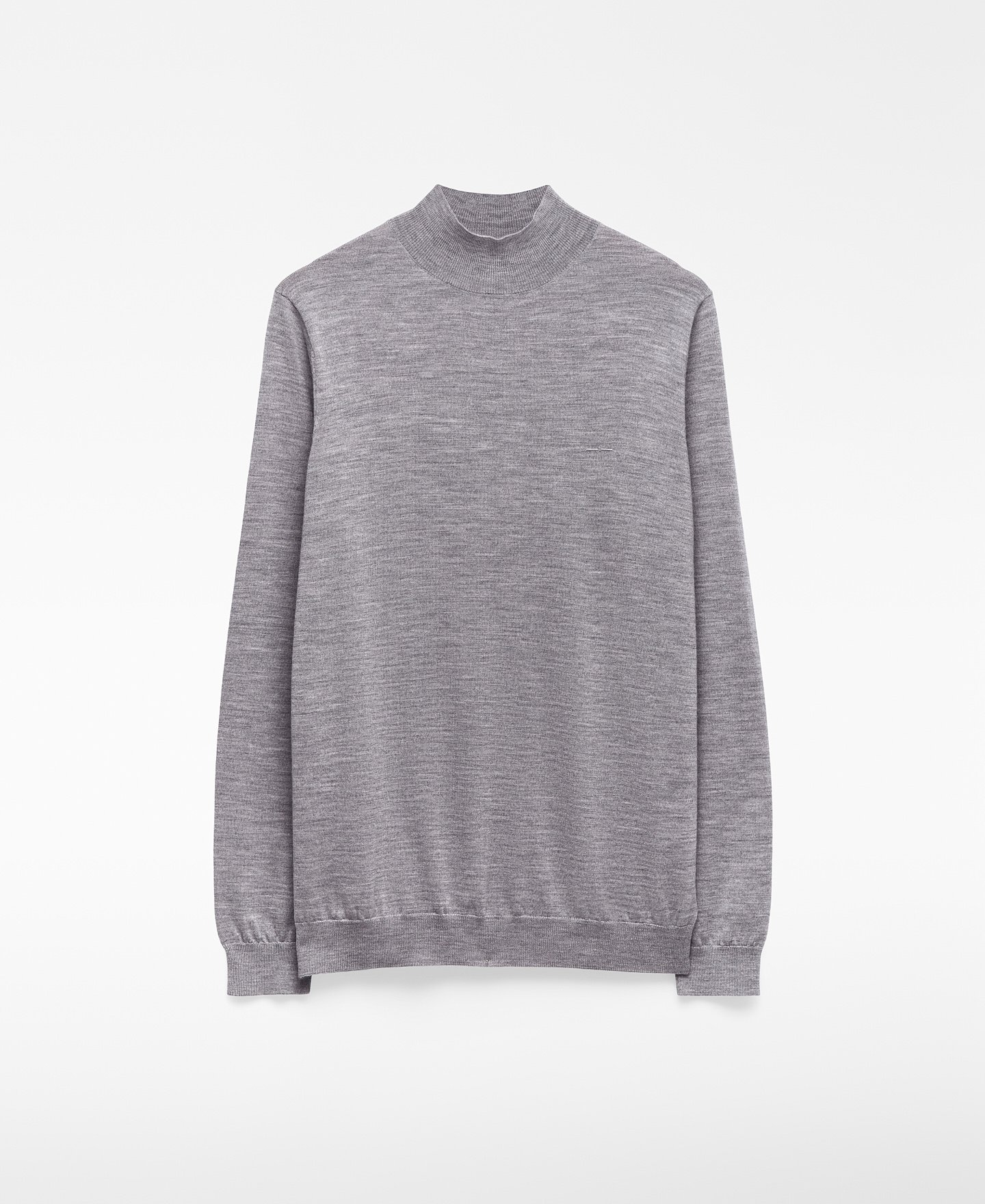Merino wool perkins collar sweater man image number 4