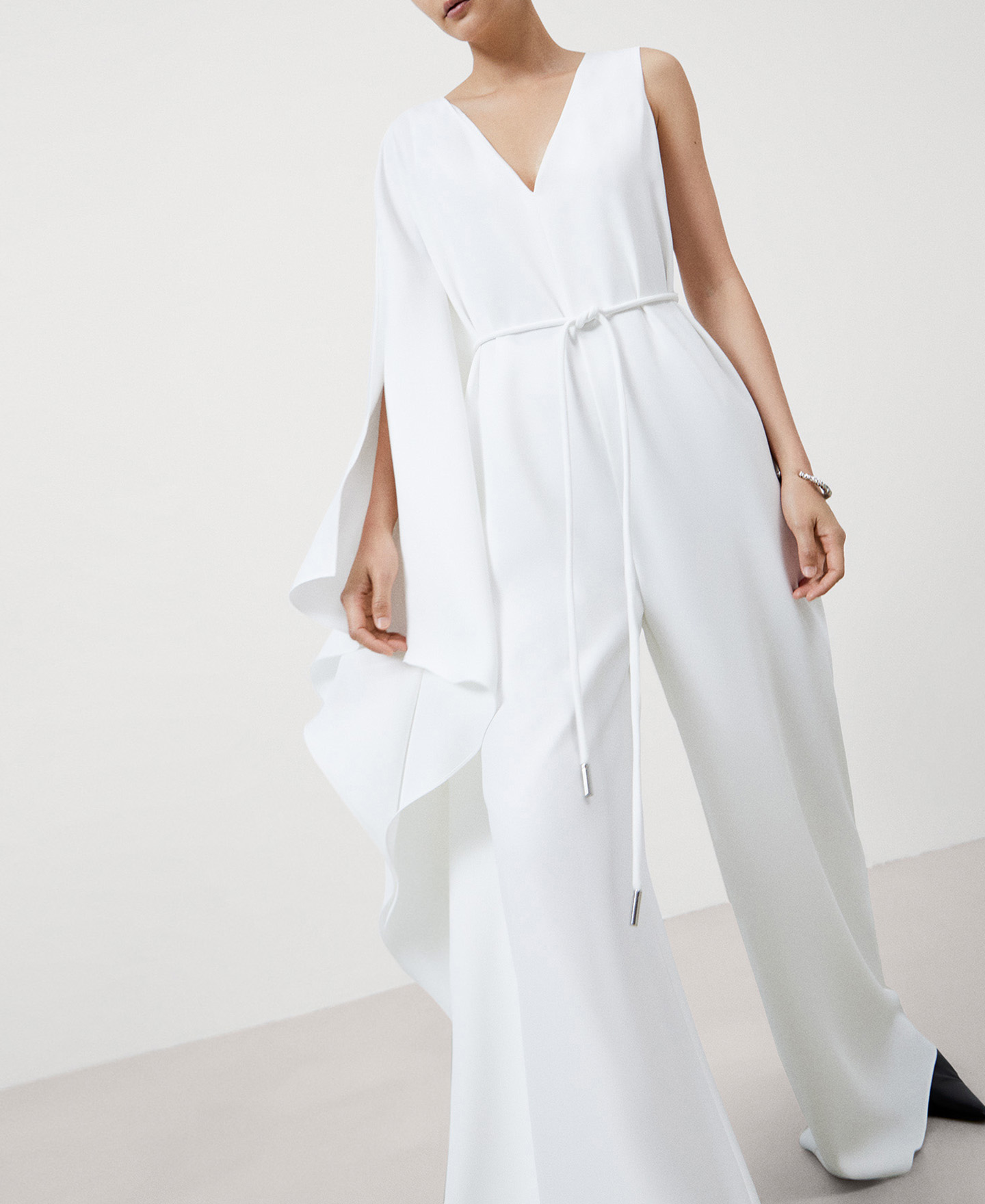 Cocktail asymmetrical jumpsuit image number 3