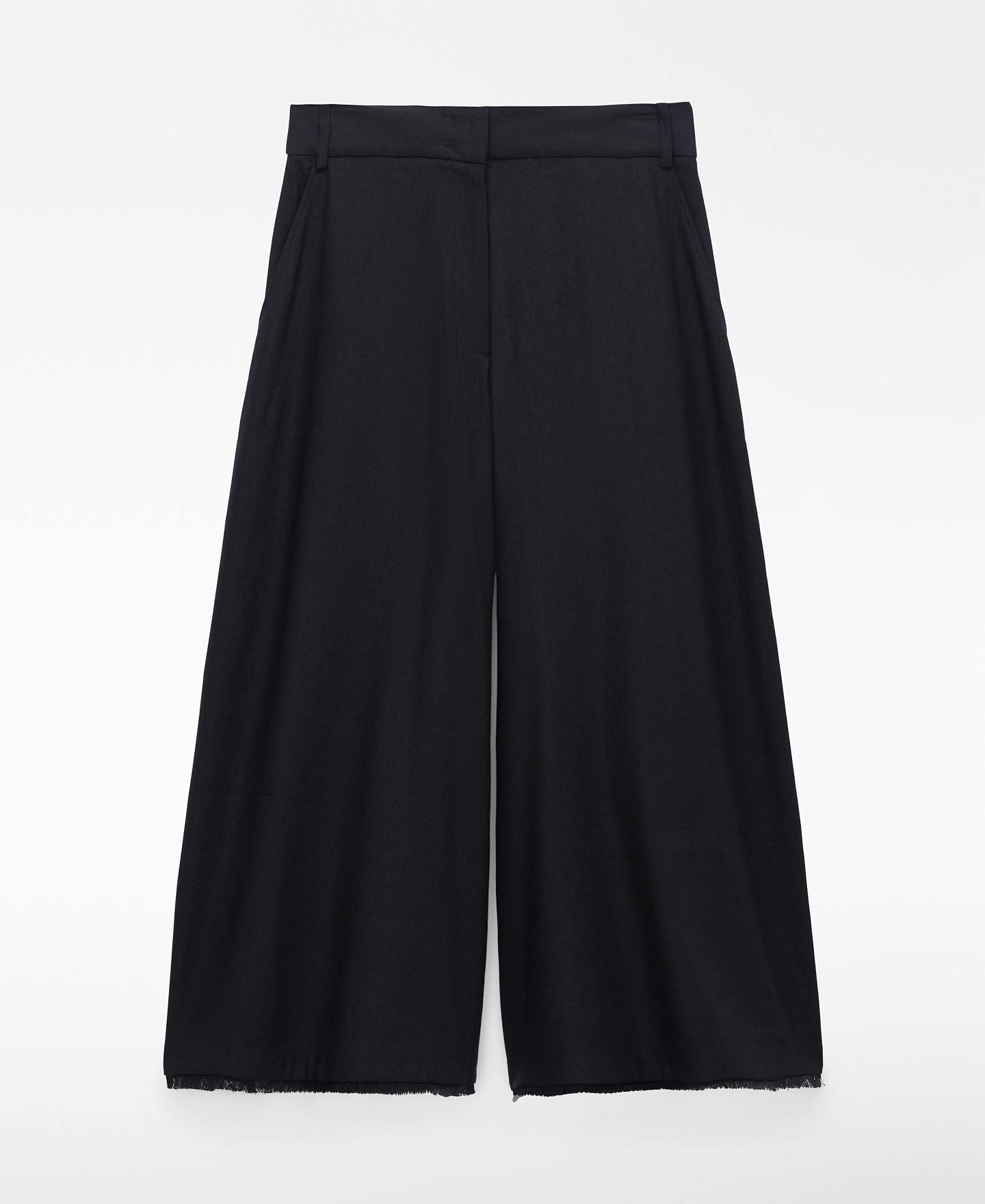 Fringed culotte trousers image number 4
