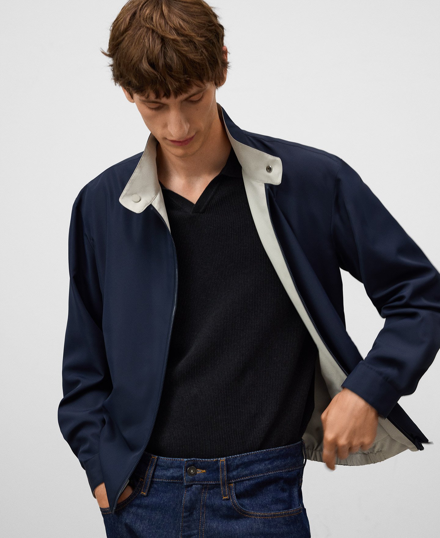 Nylon reversible jacket man image number 0