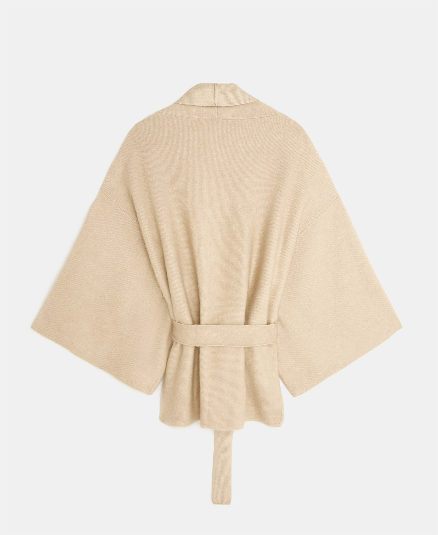 Alpaca wrap-around jacket image number 5