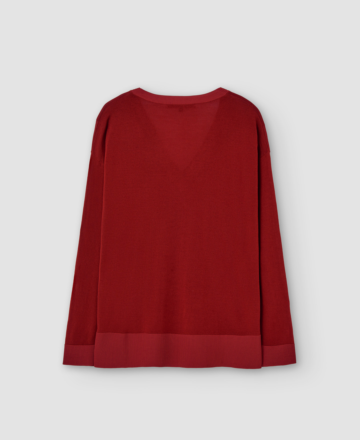 Merino wool V-neck sweater image number 5