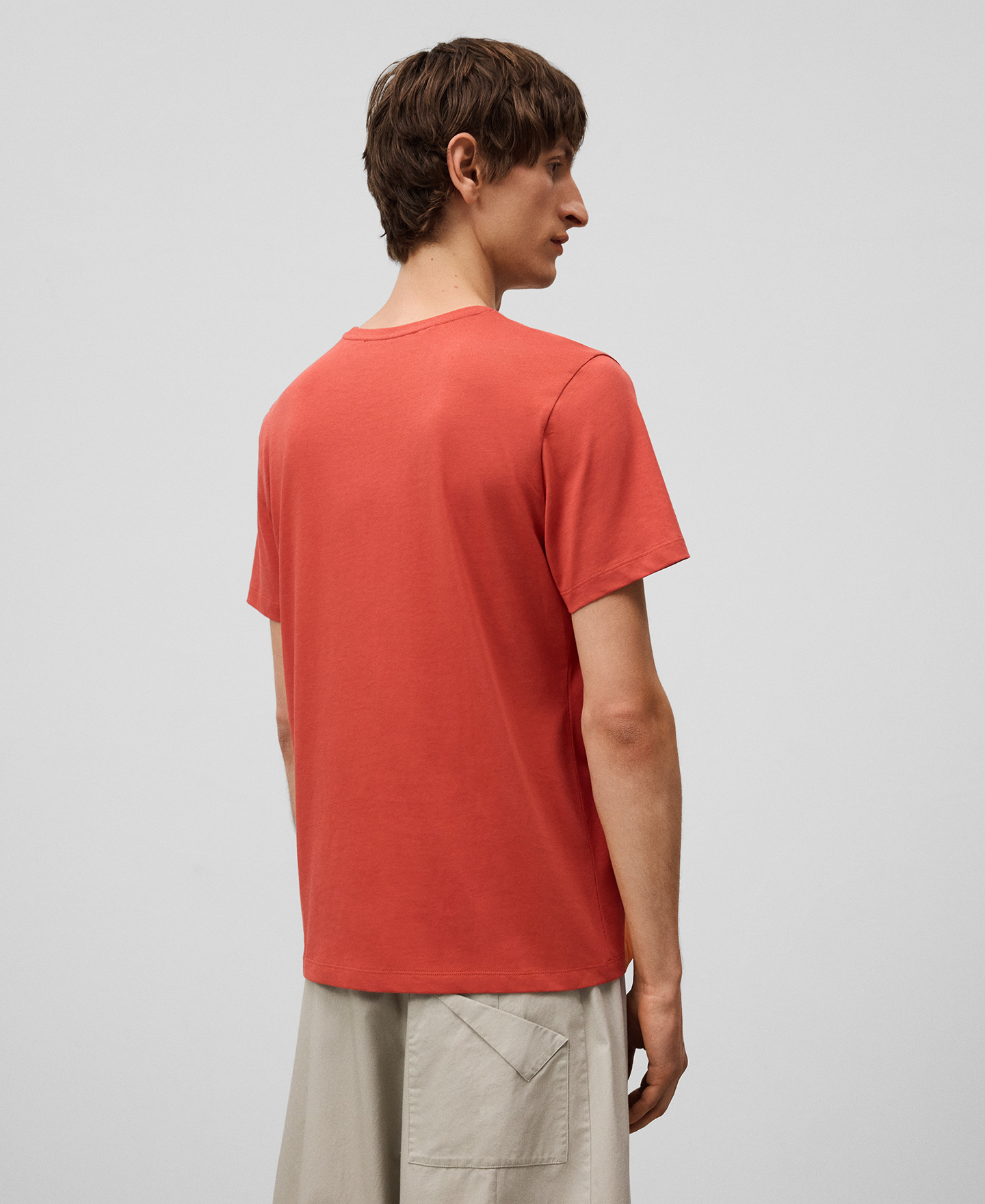 Organic cotton T-shirt man image number 2