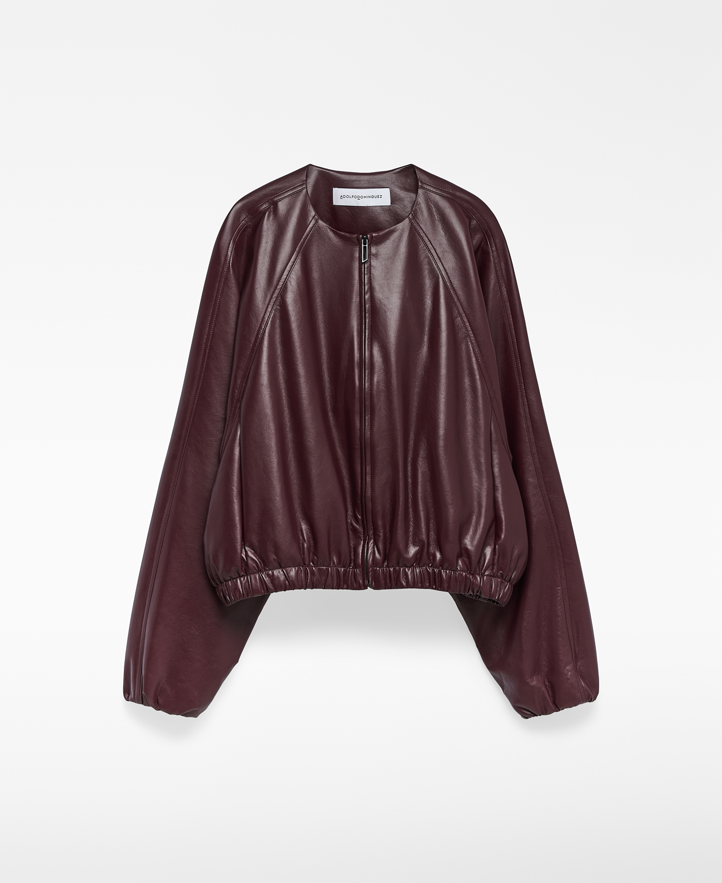 Blouson aviateur femme en cuir et simili cuir image number 4