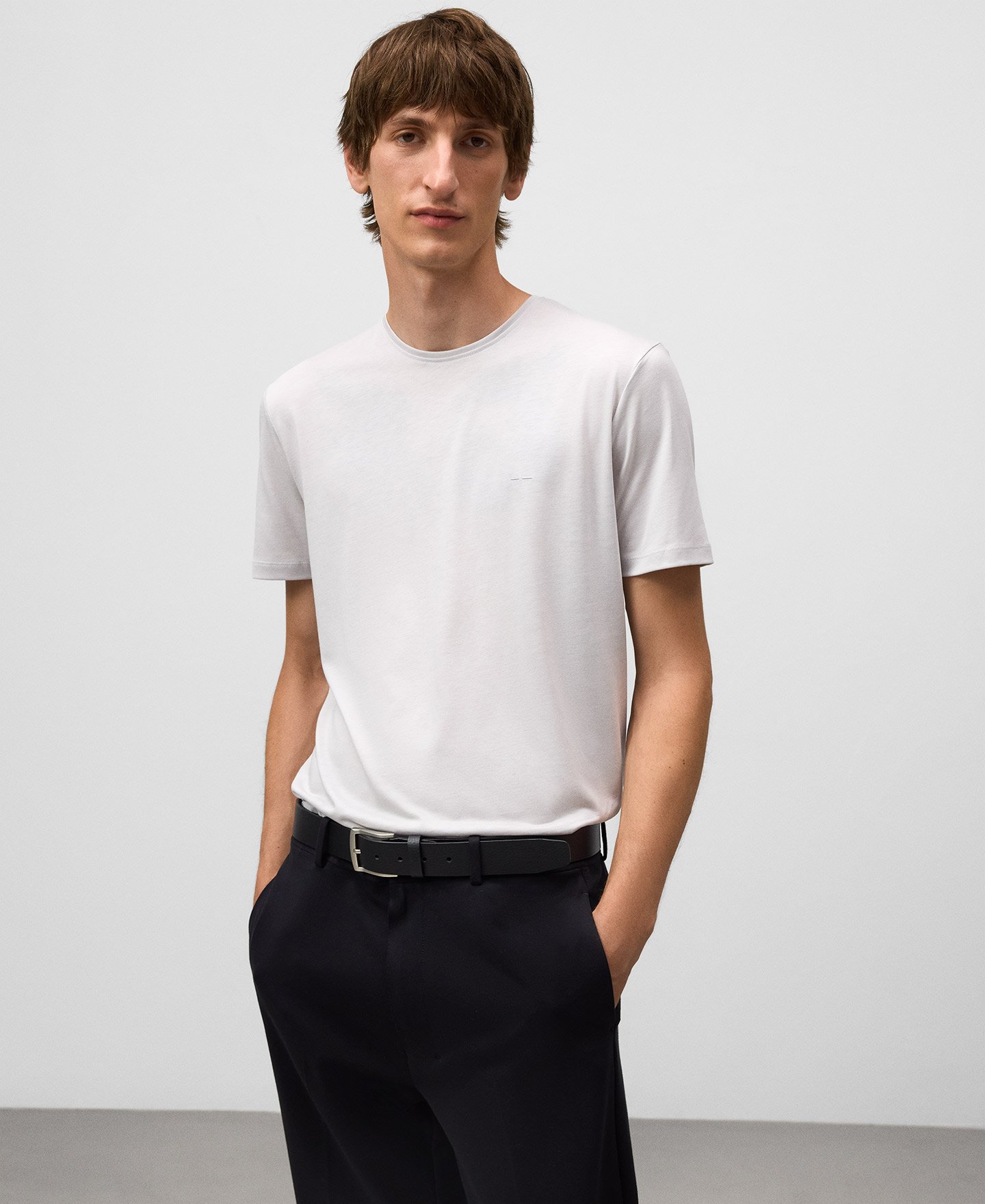 Regular fit short sleeve T-shirt man image number 0