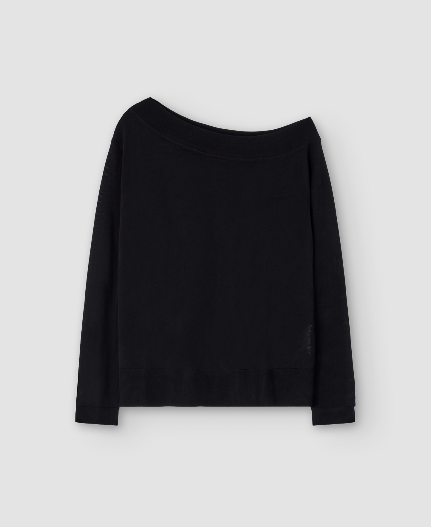 Merino wool asymmetric sweater image number 4