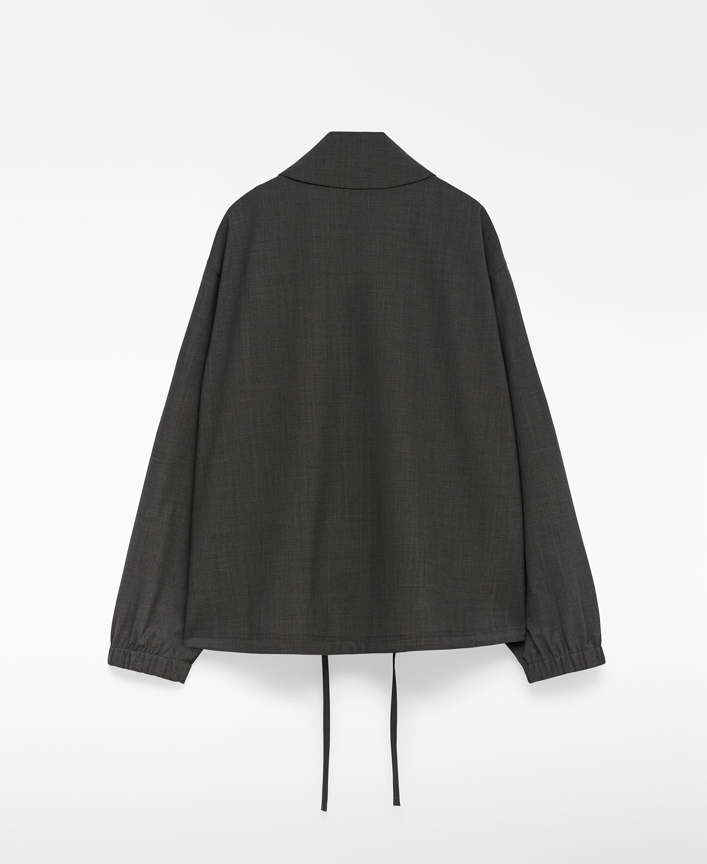 Overshirt with adjustable hem woman image number 5