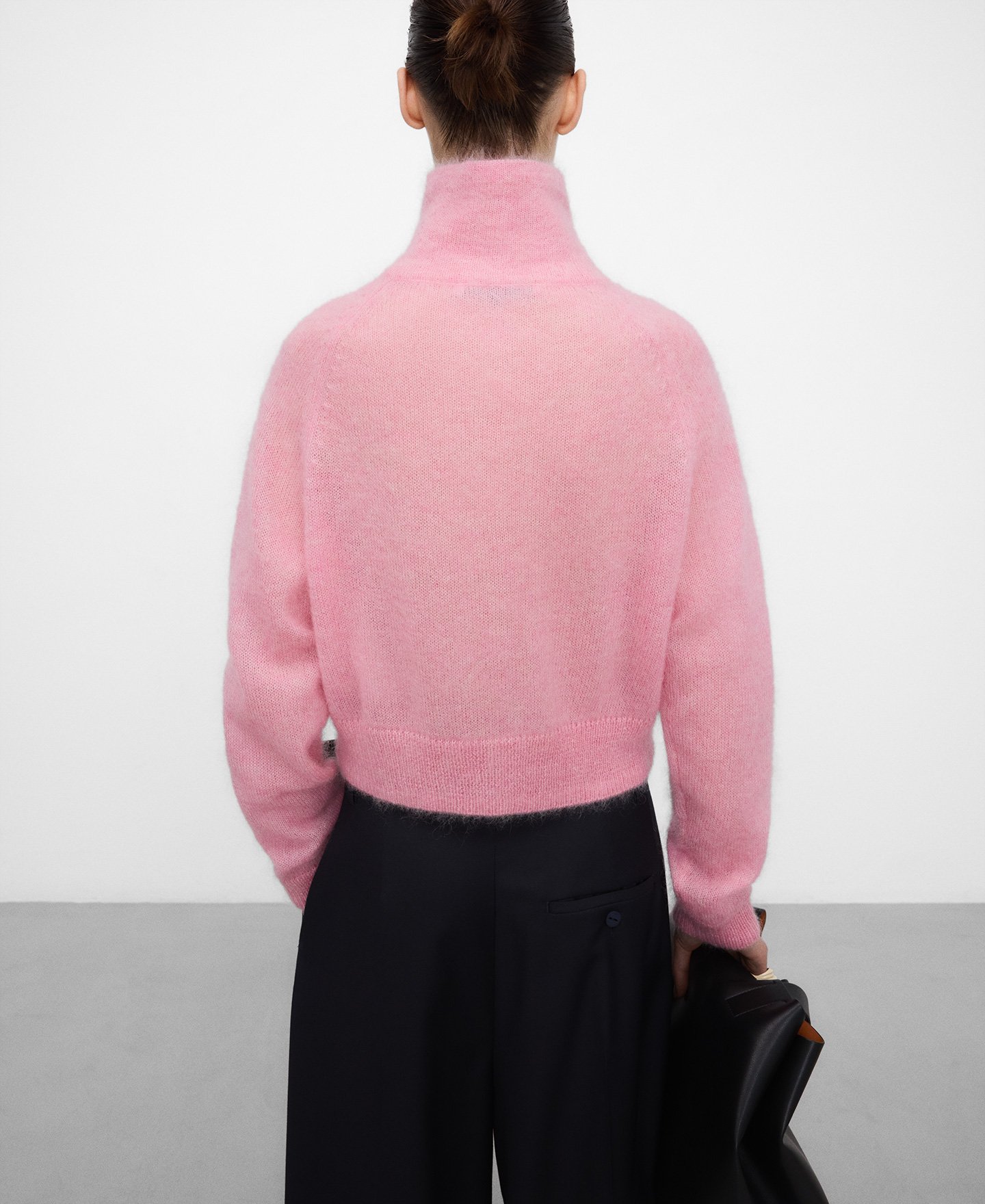 C&aacute;rdigan corto cuello chimenea image number 2