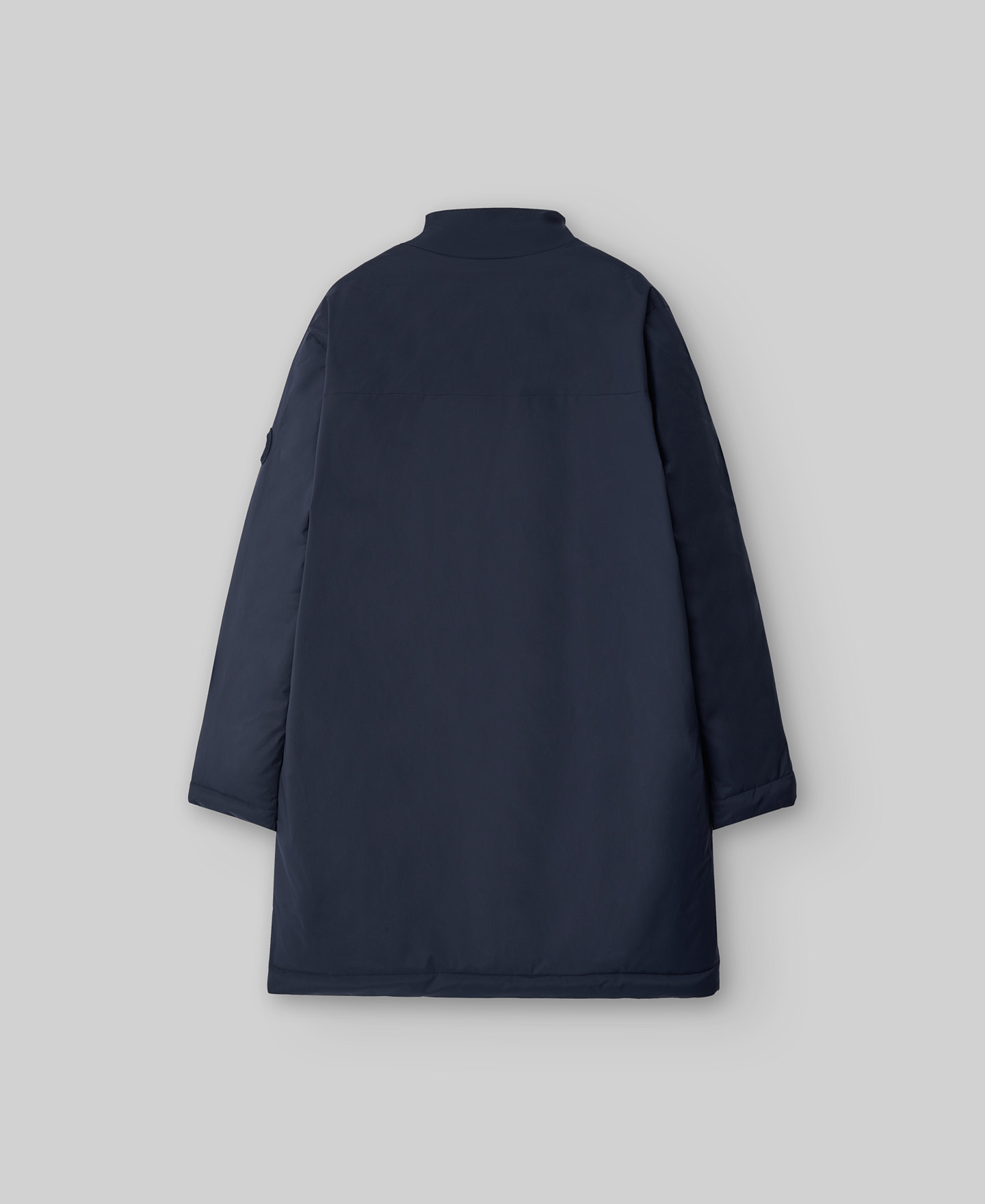 Navy blue quilted coat man image number 5