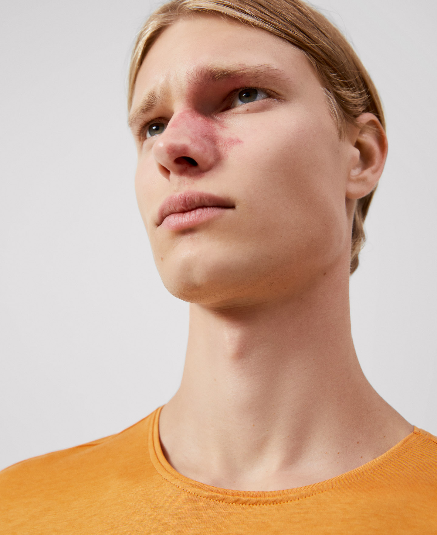 Lyocell crew neck T-shirt image number 3