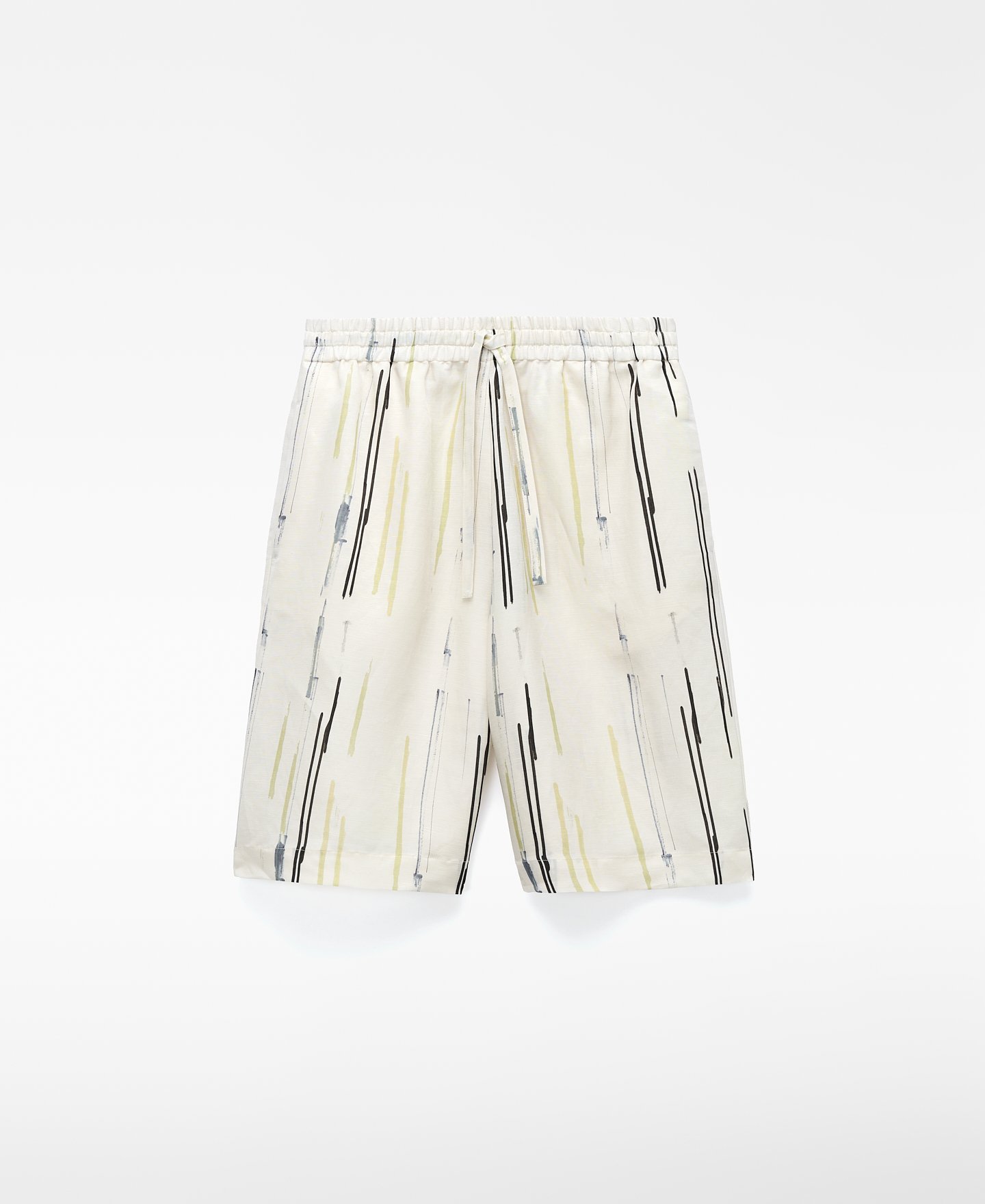 Bermuda relaxed fit estampada image number 4