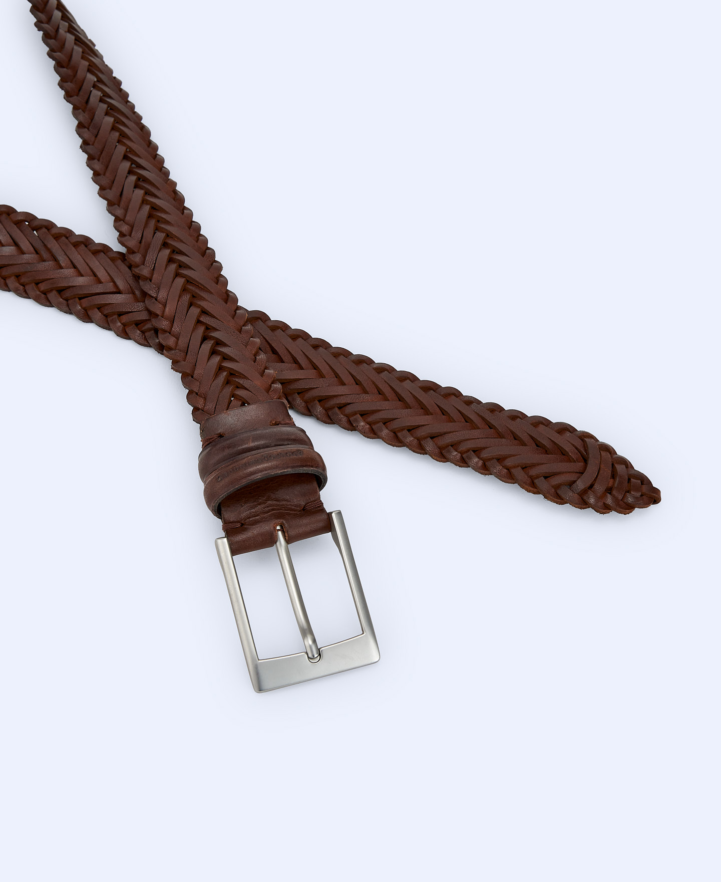 Braided leather belt image number 2