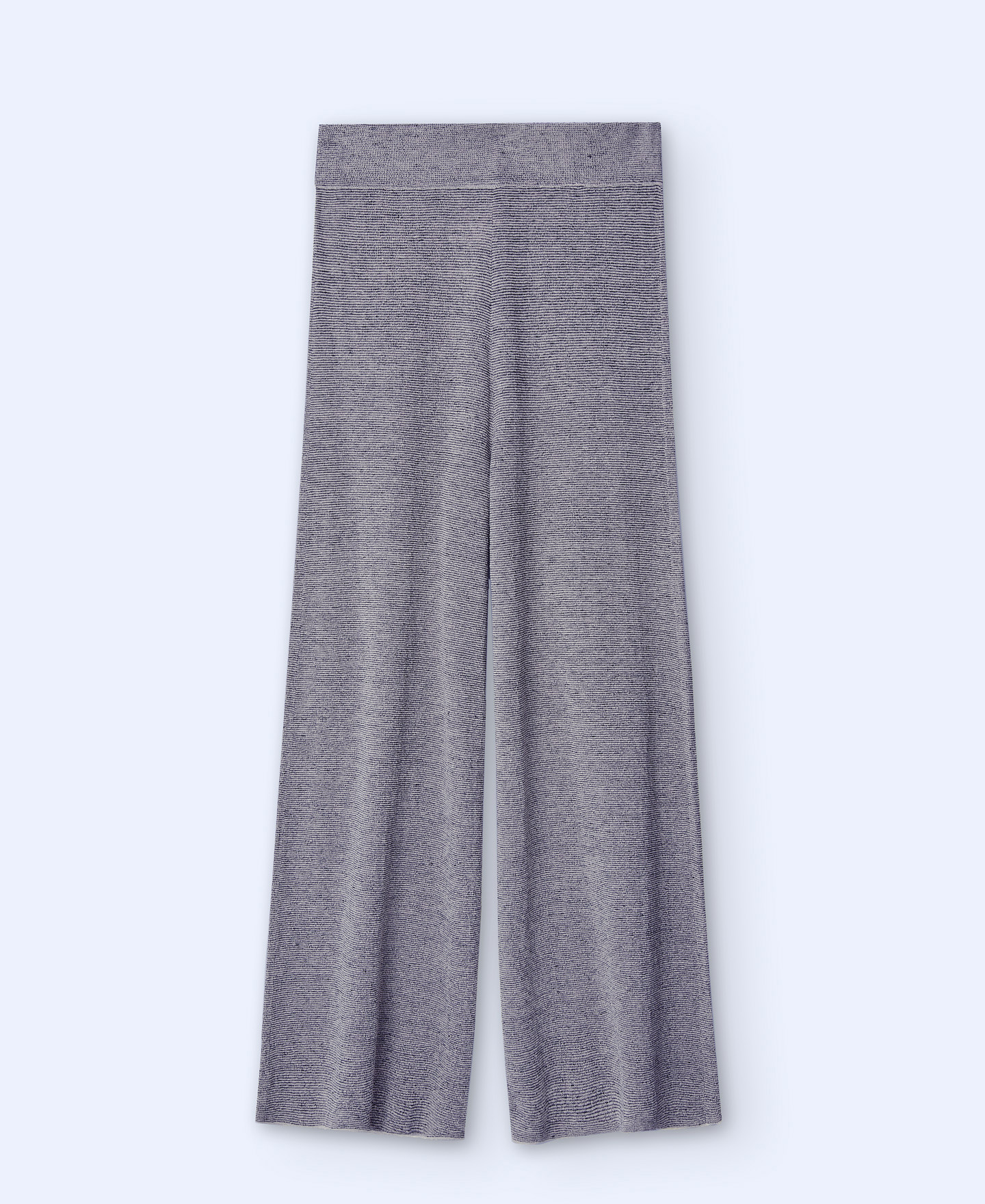 Wide leg knitted trousers image number 4