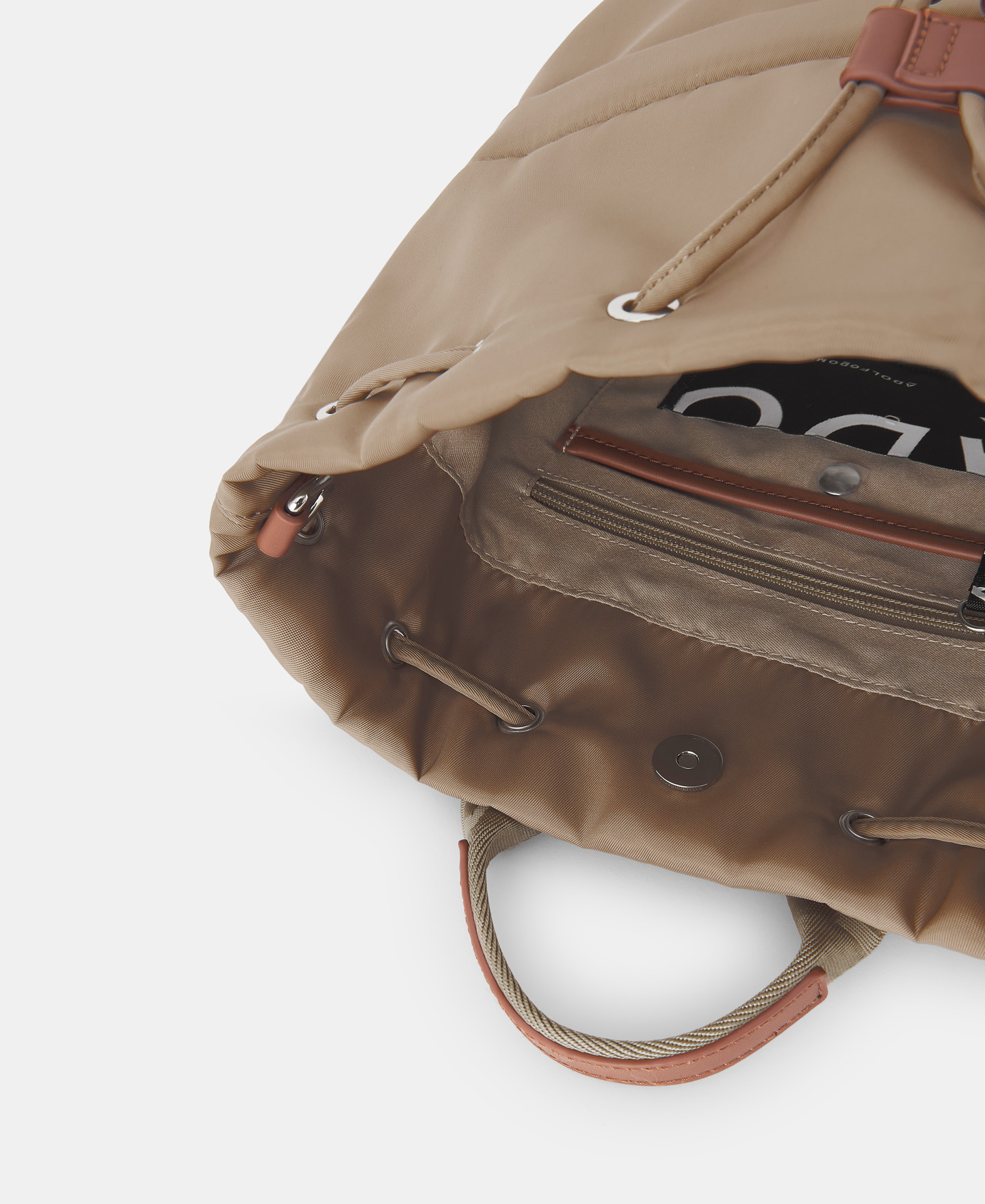 Nylon backpack with choke lock image number 2