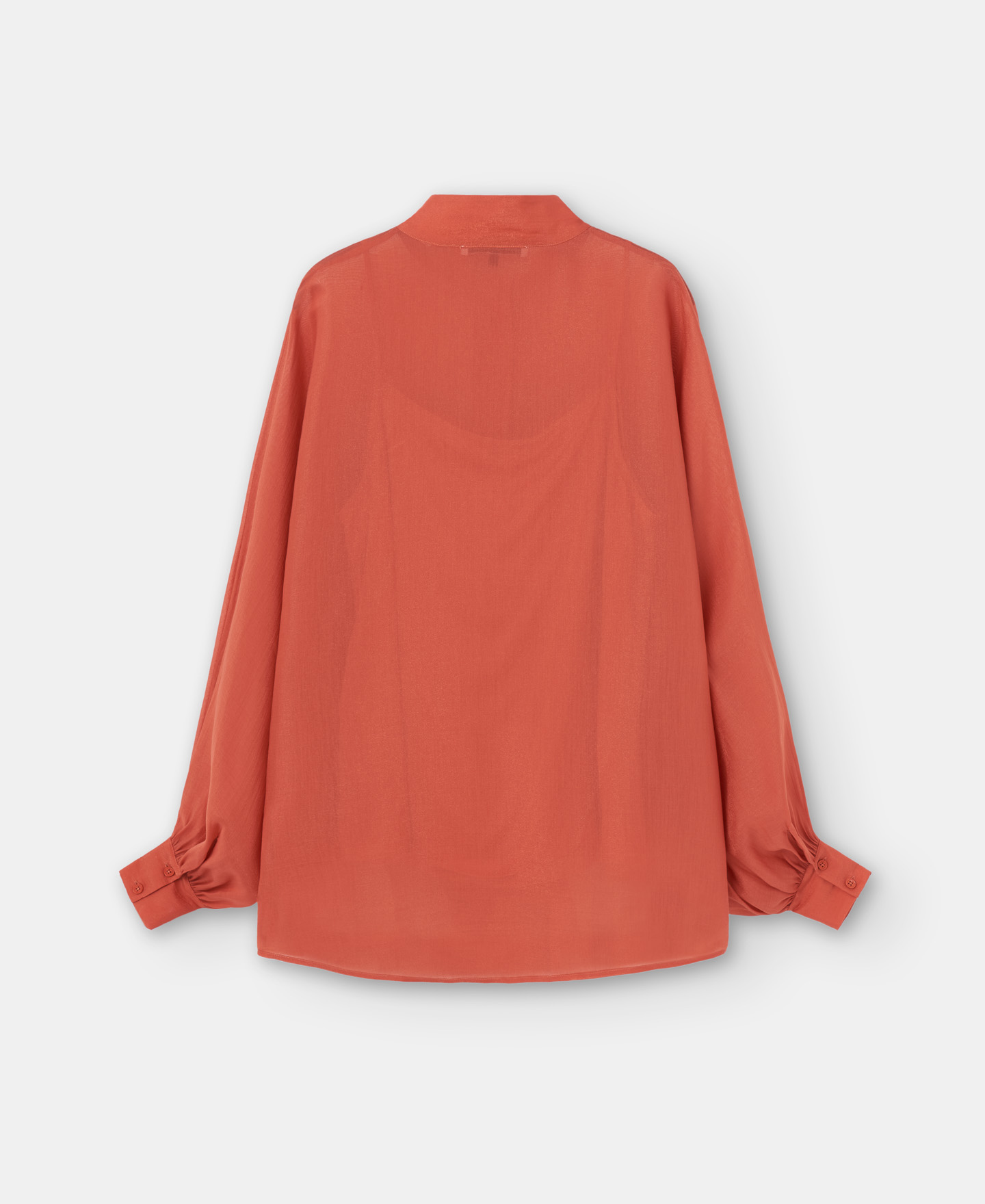 Oversize lyocell shirt image number 5