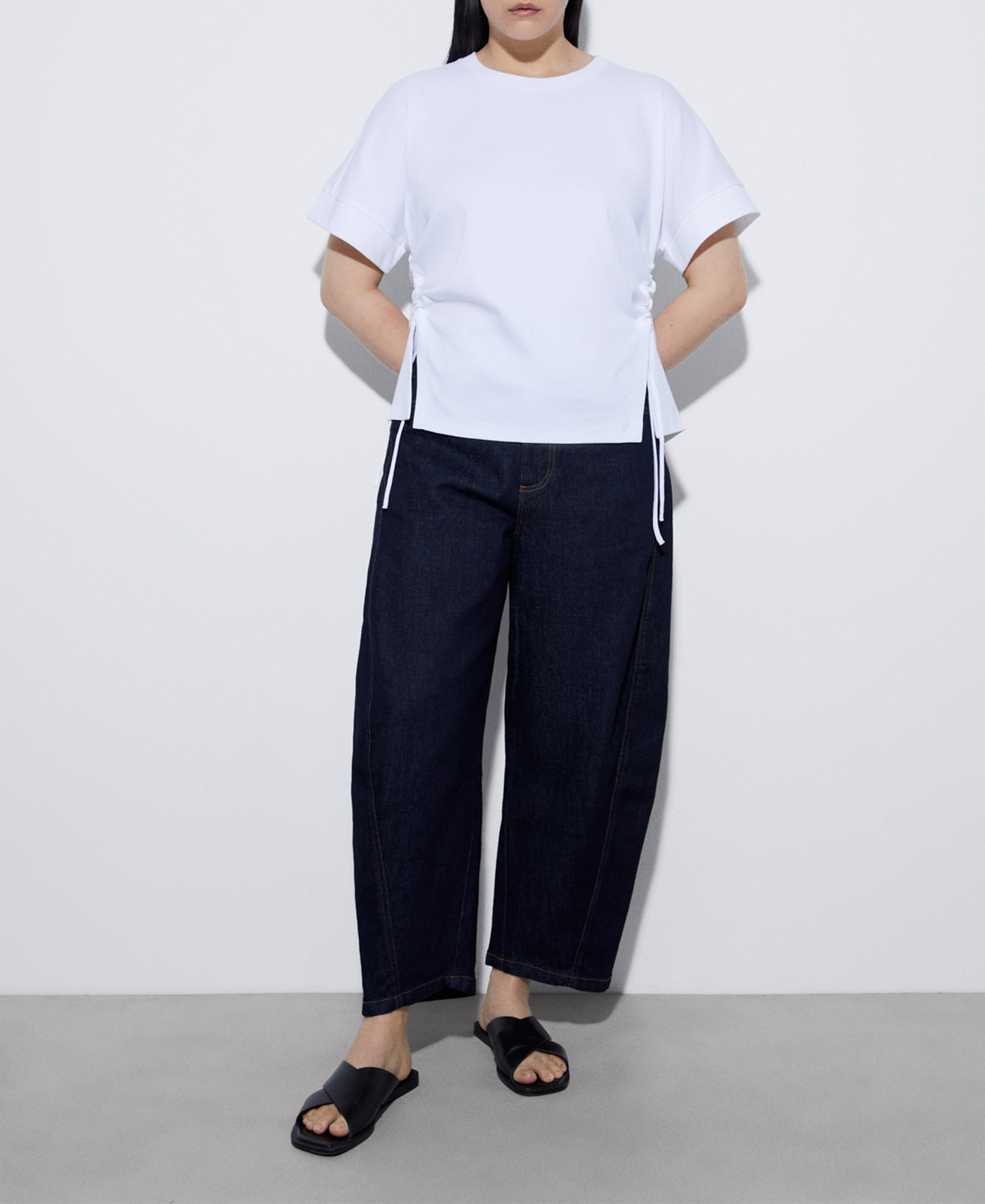 T-shirt with cotton waistbands image number 1