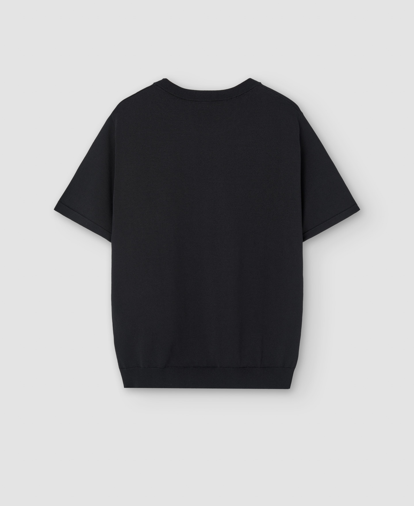 Crew neck knitted t-shirt image number 5