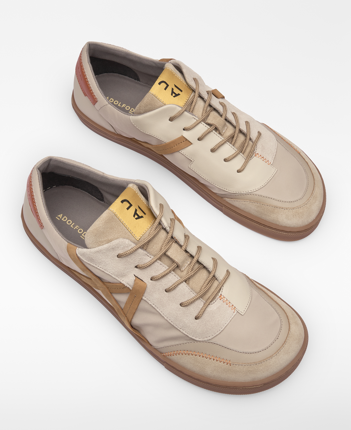 Zapatilla maxilogo en piel image number 1