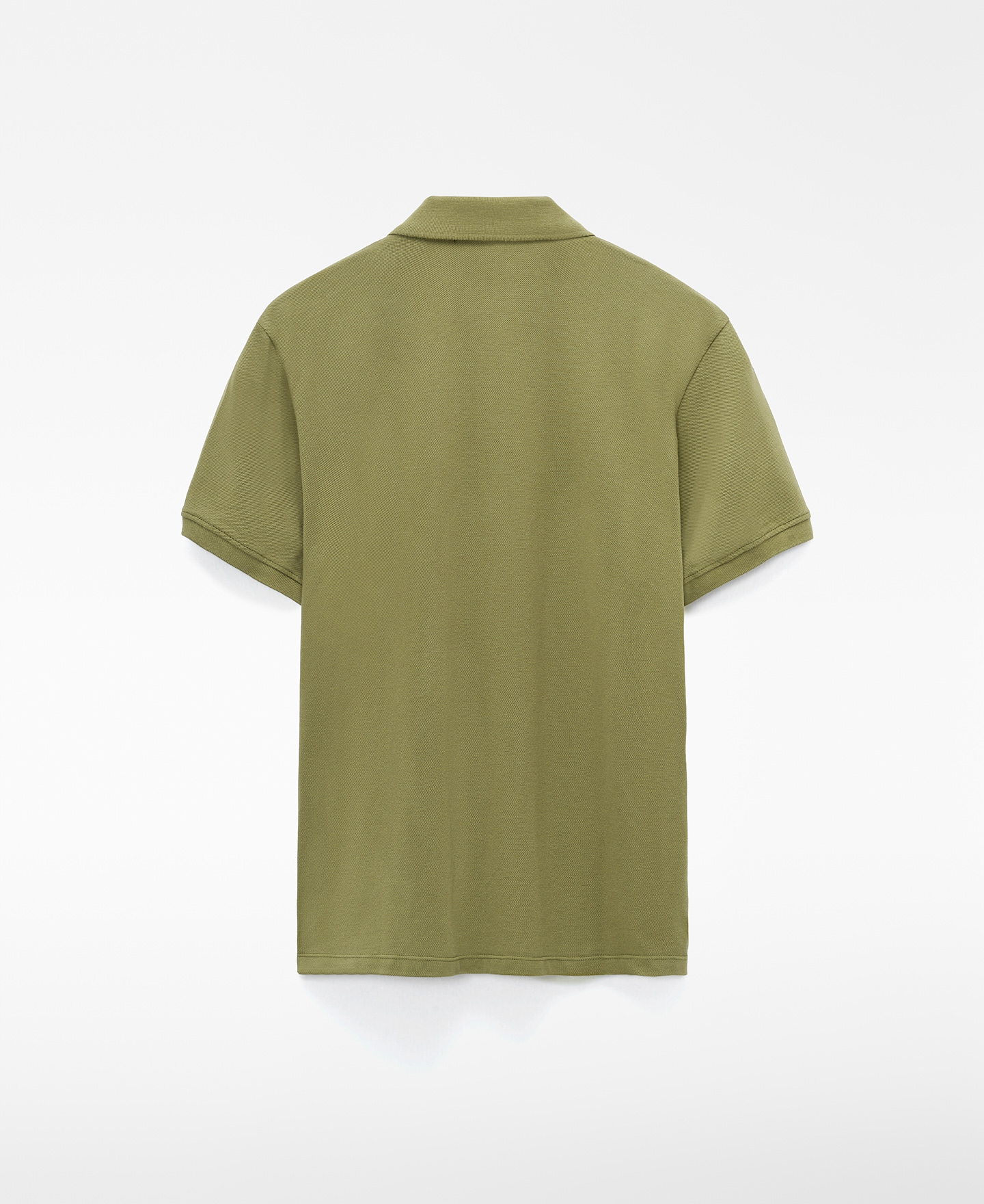 Cotton slim fit zip polo shirt image number 5