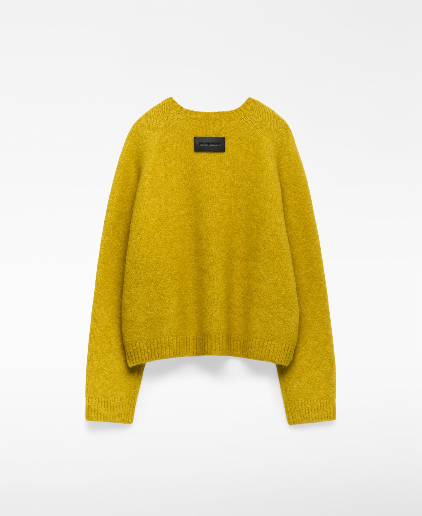 Crew collar knit short sweater woman image number 1