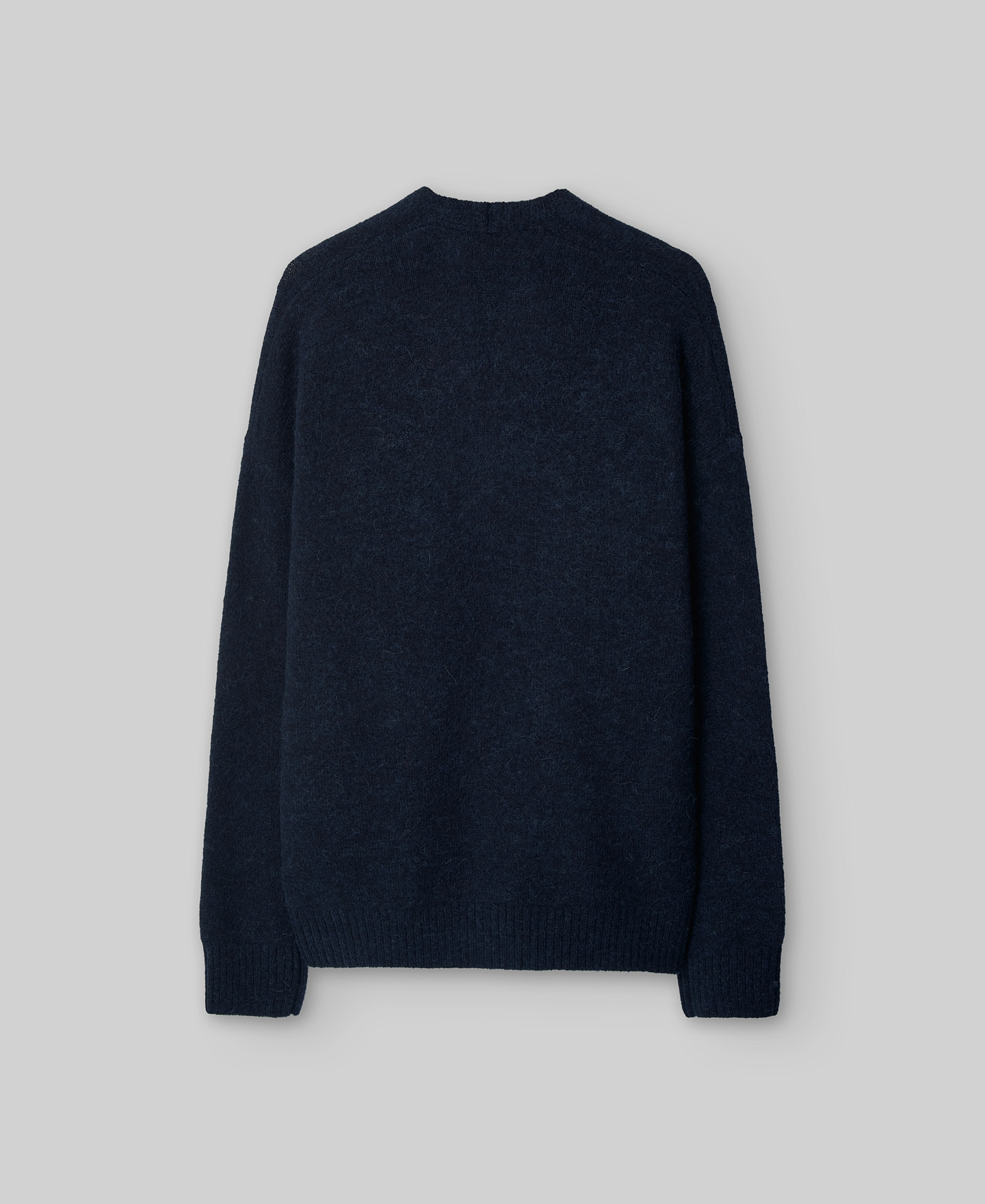 Alpaca blend knit cardigan man image number 5