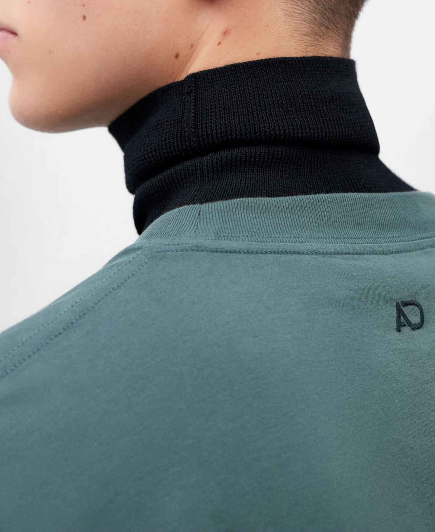 Camiseta de algodón verde image number 3