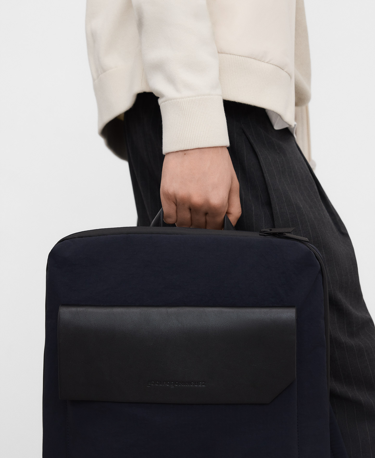 Nylon compact backpack image number 4