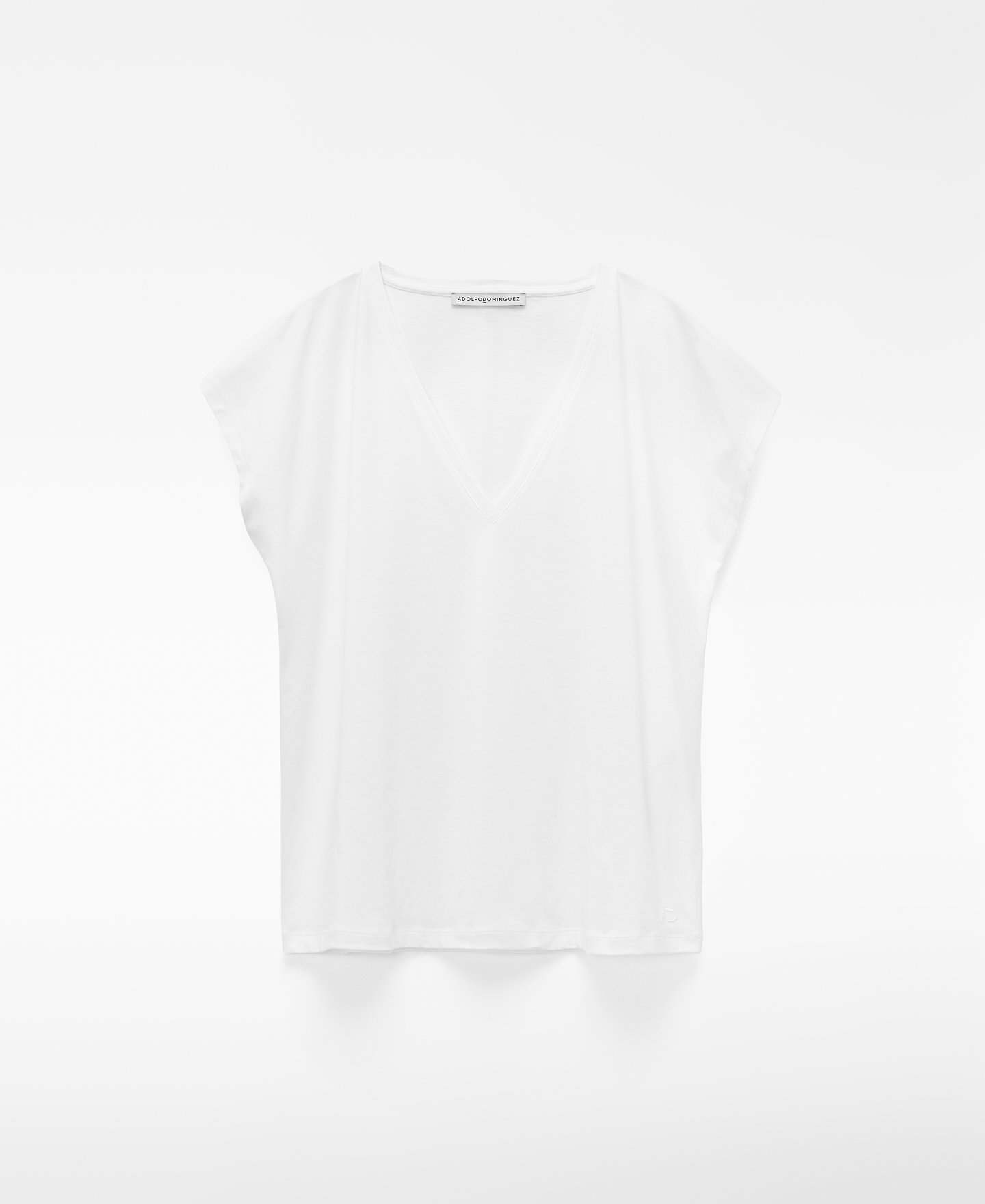 T-Shirt mit V-Ausschnitt PYRATEX&reg; Spanische Baumwolle image number 4