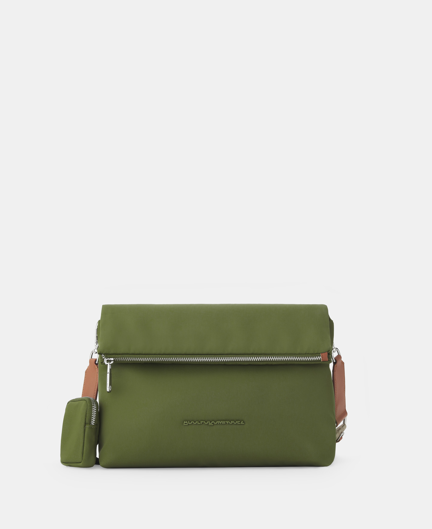 Nylon crossbody with zip closure image number 0